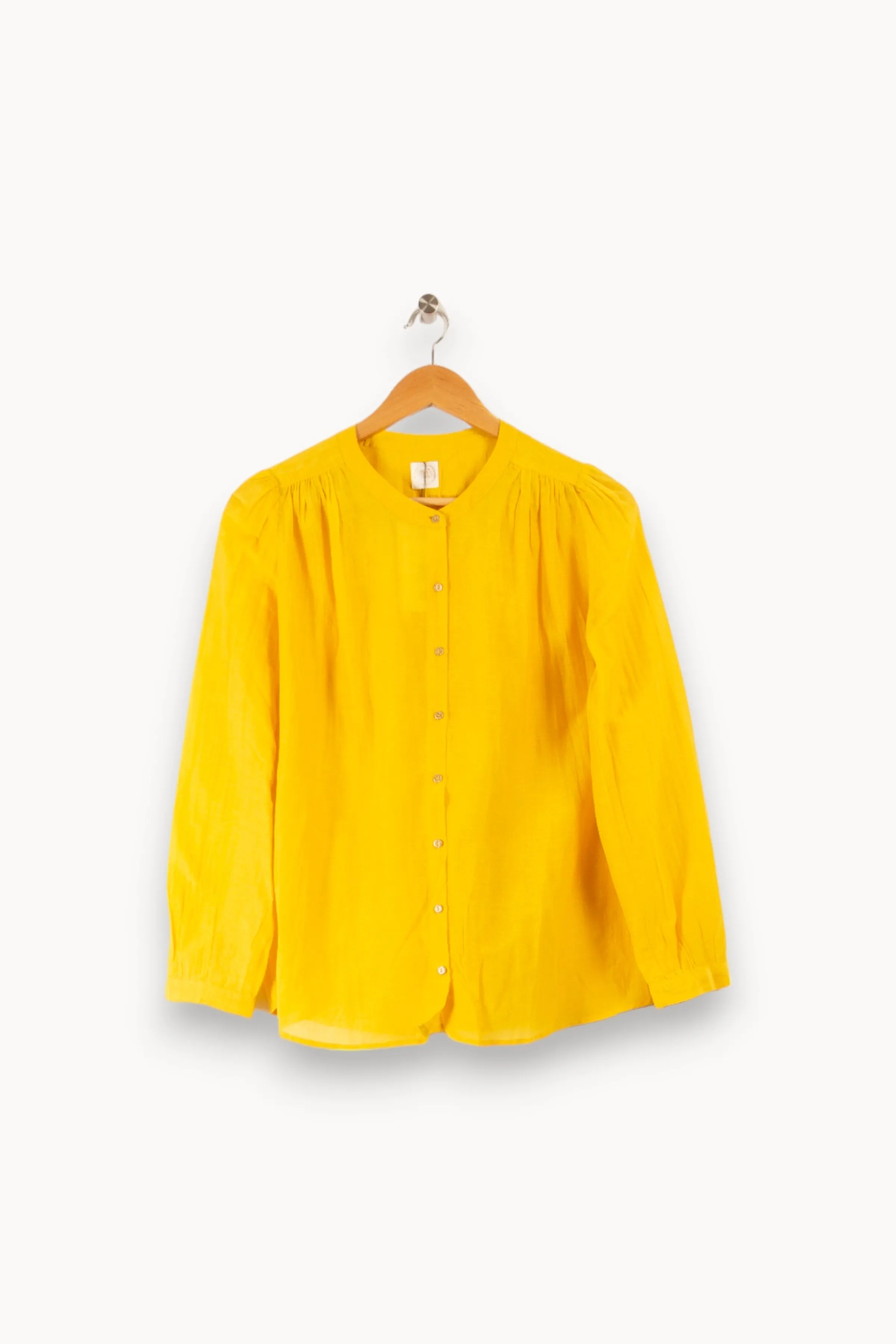 Des petits hauts Chemises<Blouse - M/38 Jaune