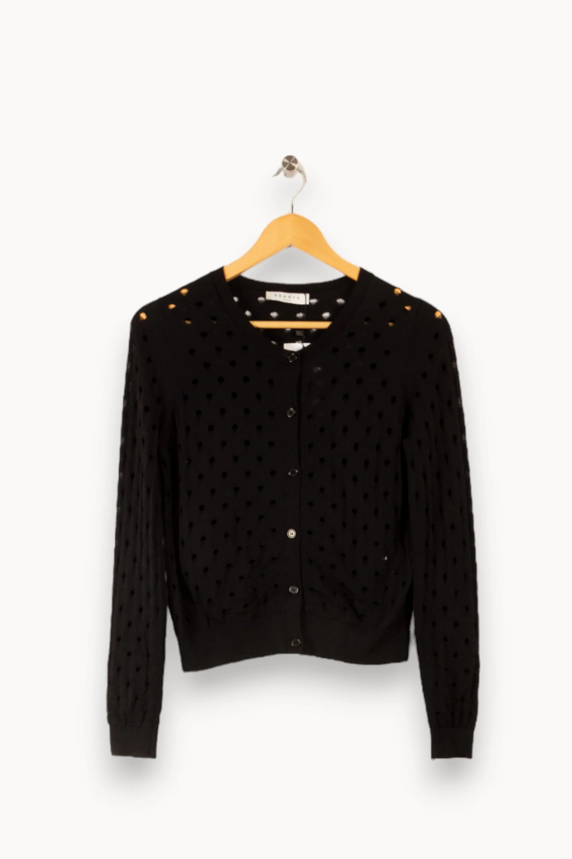 Sandro Mailles | Pulls & Cardigans<Cardigan - S/36 Noir