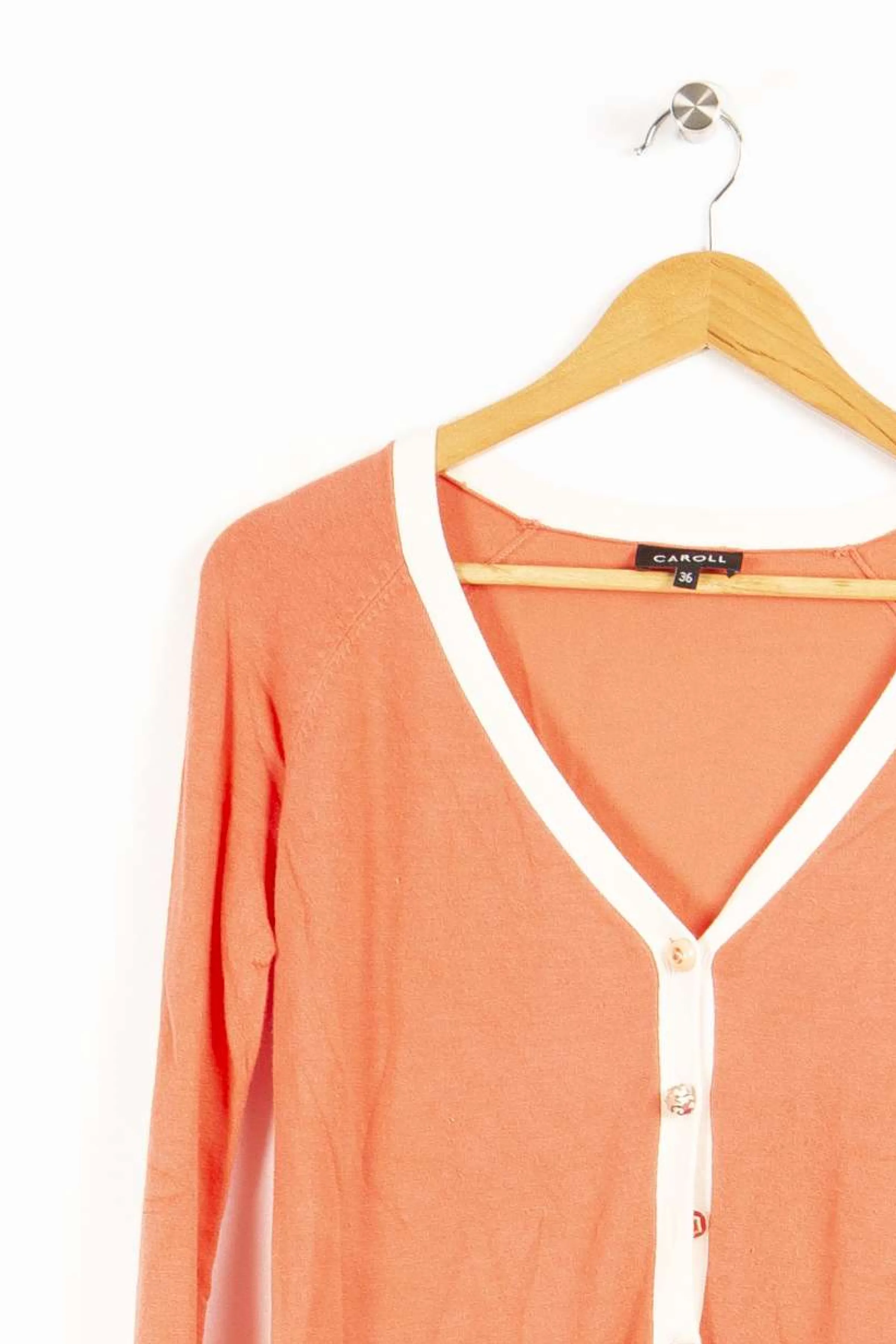 Caroll Mailles | Pulls & Cardigans<Cardigan - S / 36 Orange