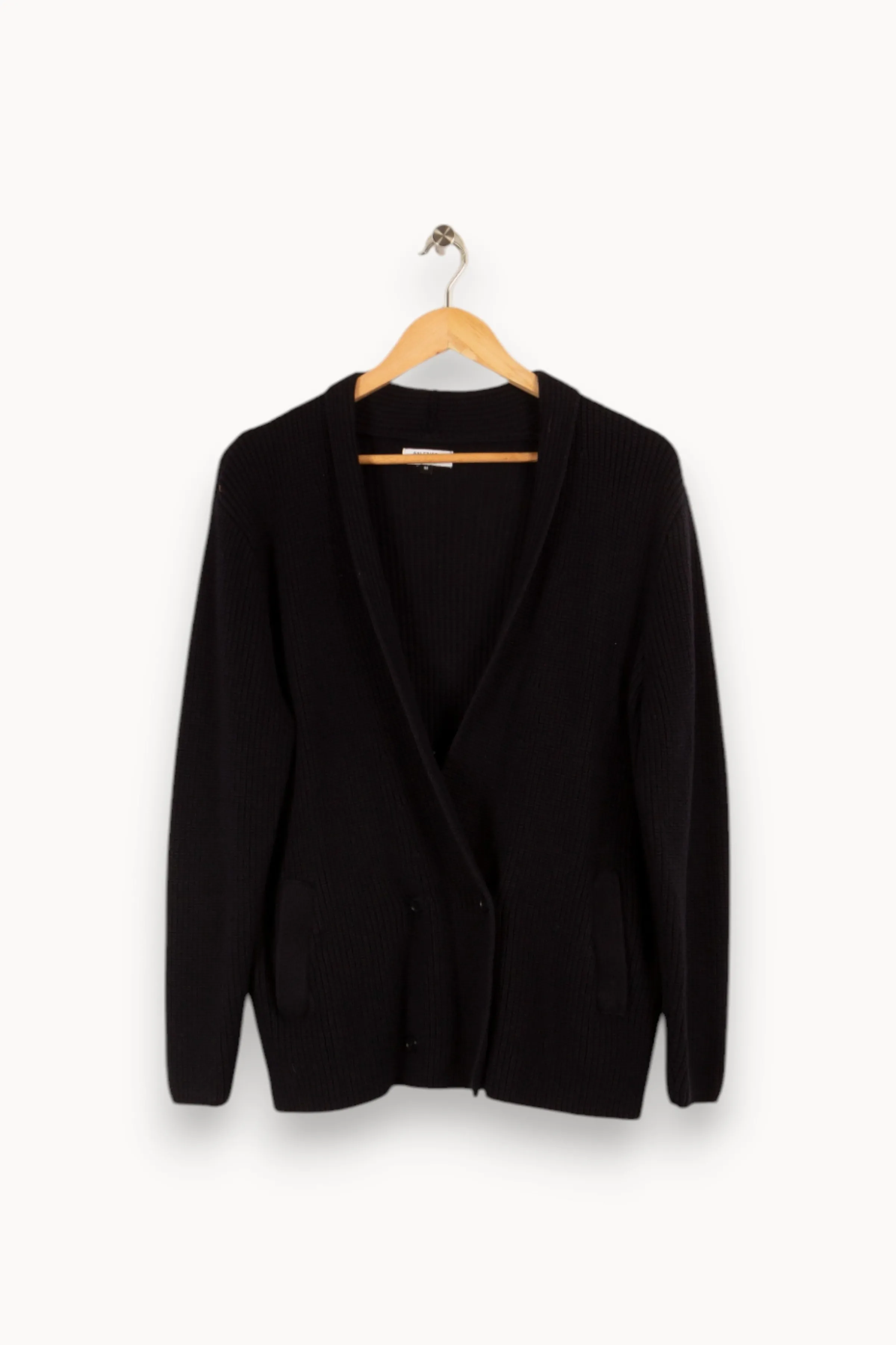 Galeries Lafayette Mailles | Pulls & Cardigans<Cardigan bleu foncé - Taille M/38 Noir