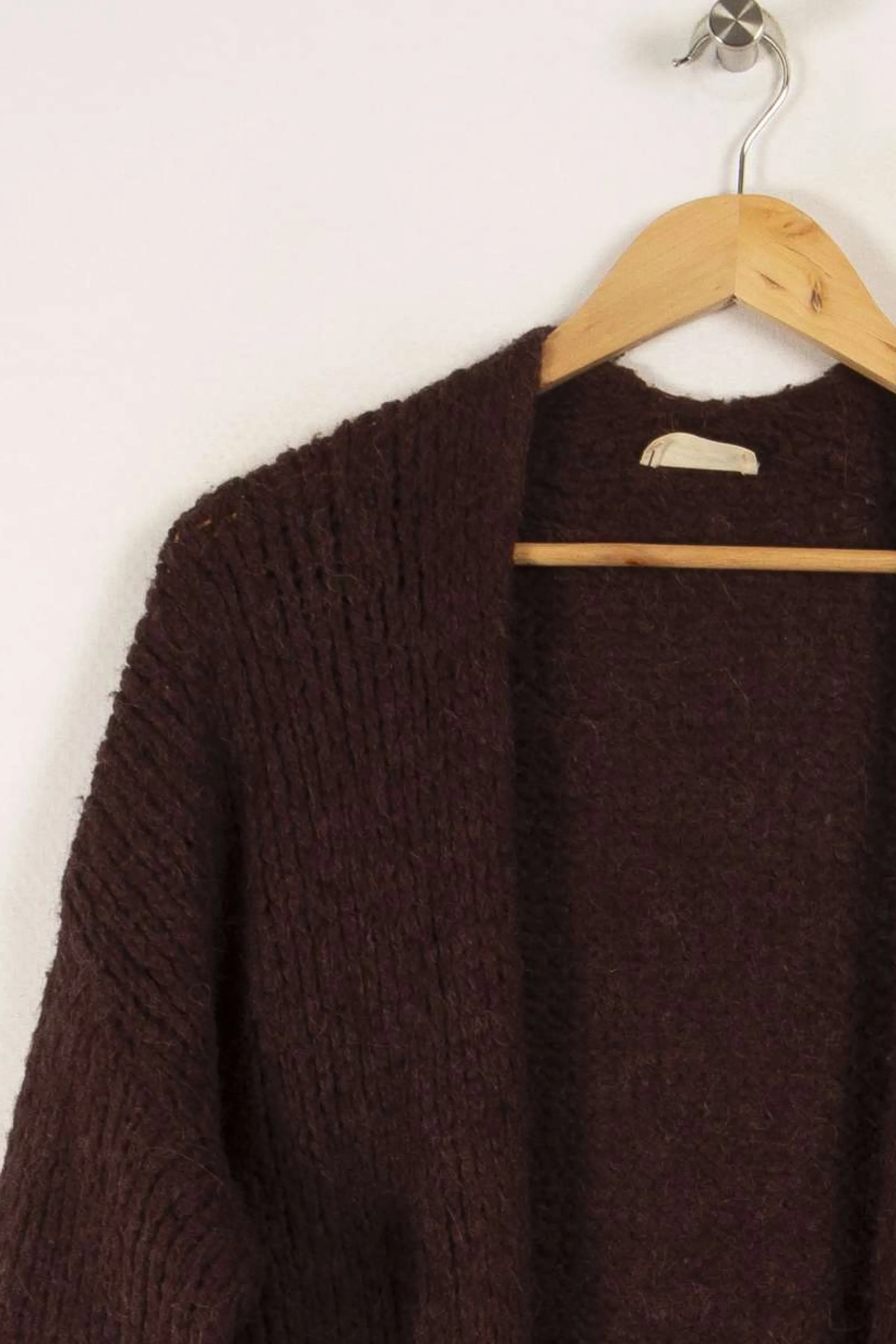 American Vintage Mailles | Pulls & Cardigans<Cardigan /marron - Taille S/36 Bordeaux