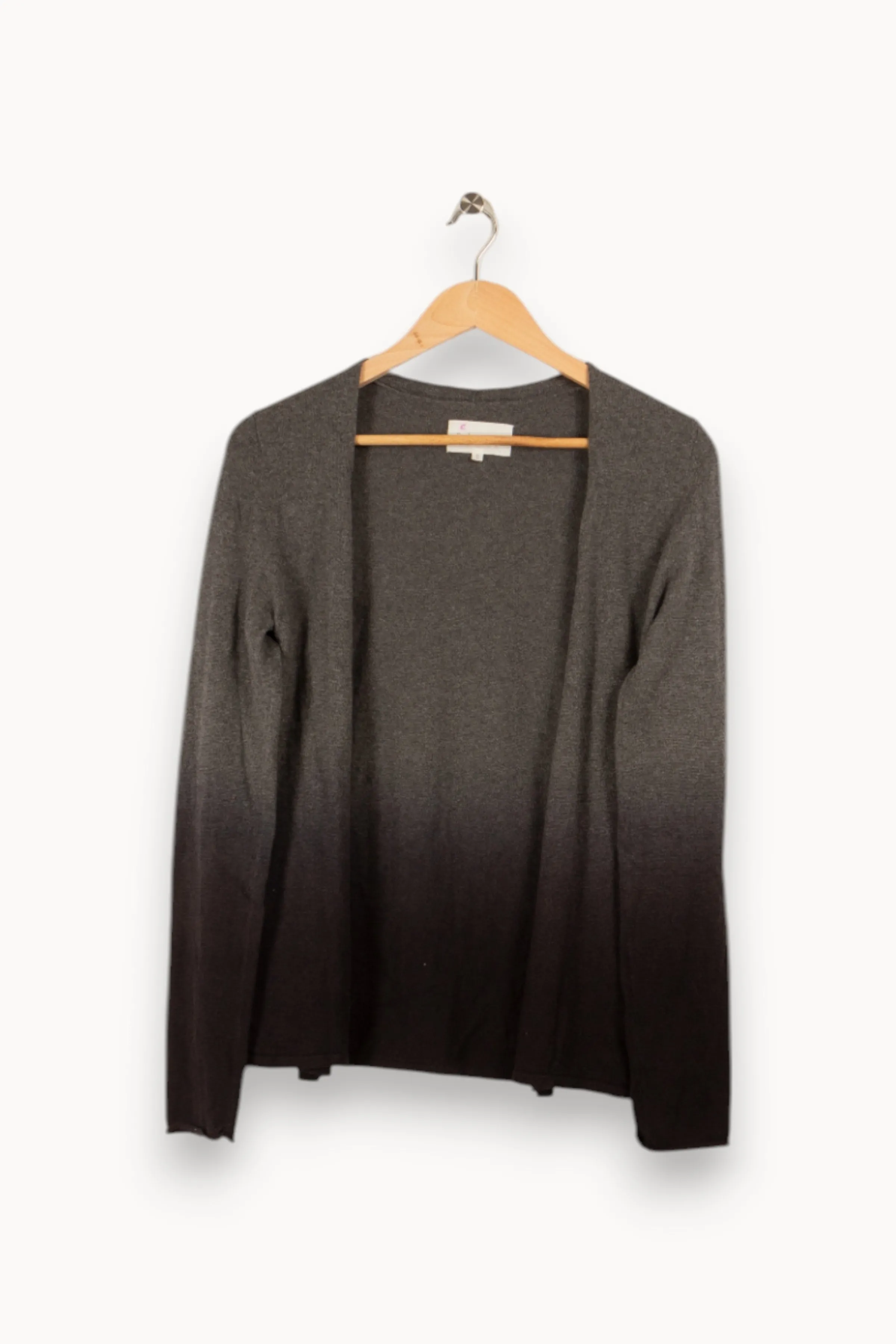 Sud express Mailles | Pulls & Cardigans<Cardigan et noir - Taille S/36 Gris