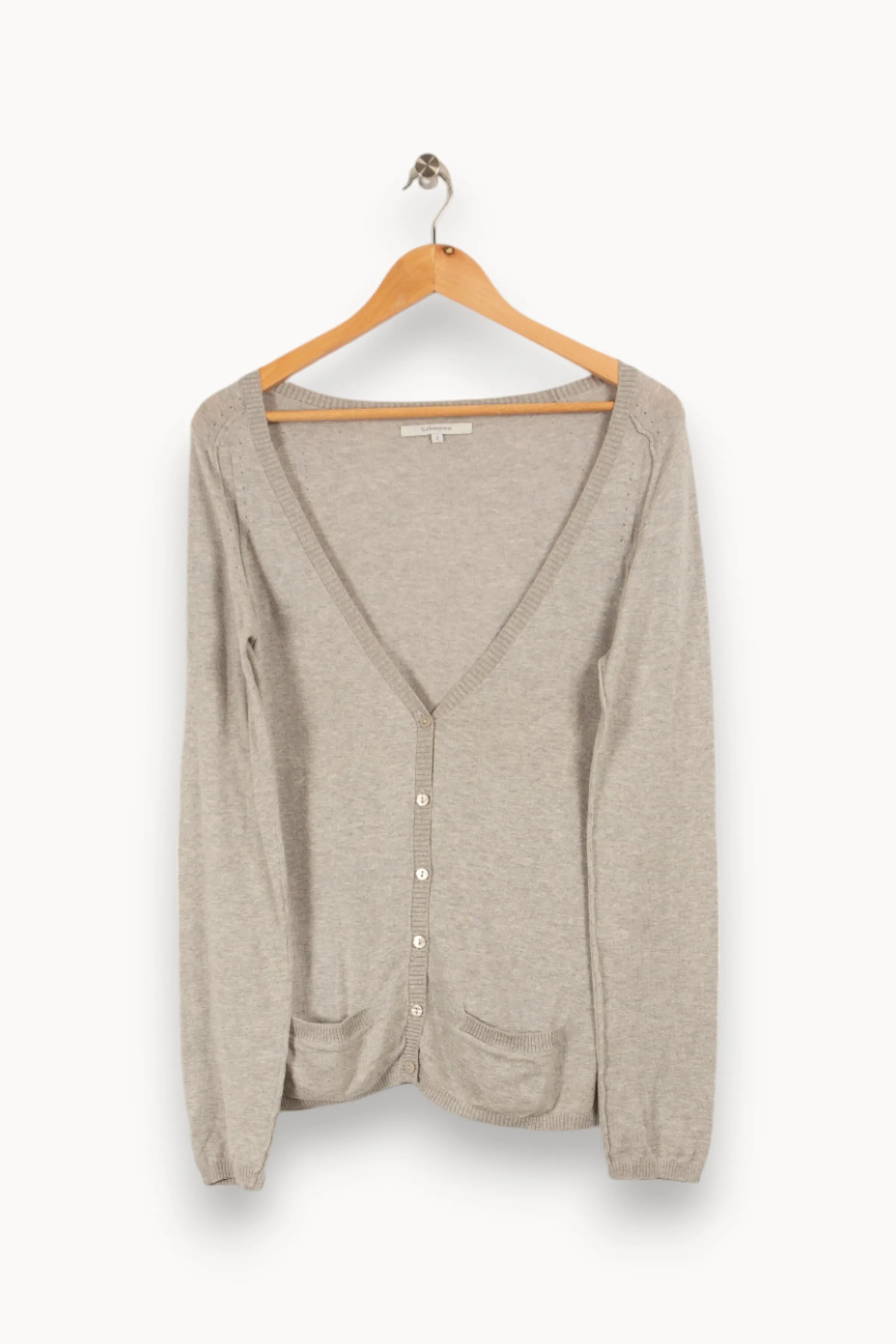 Sud express Mailles | Pulls & Cardigans<Cardigan léger - Taille S/36 Gris