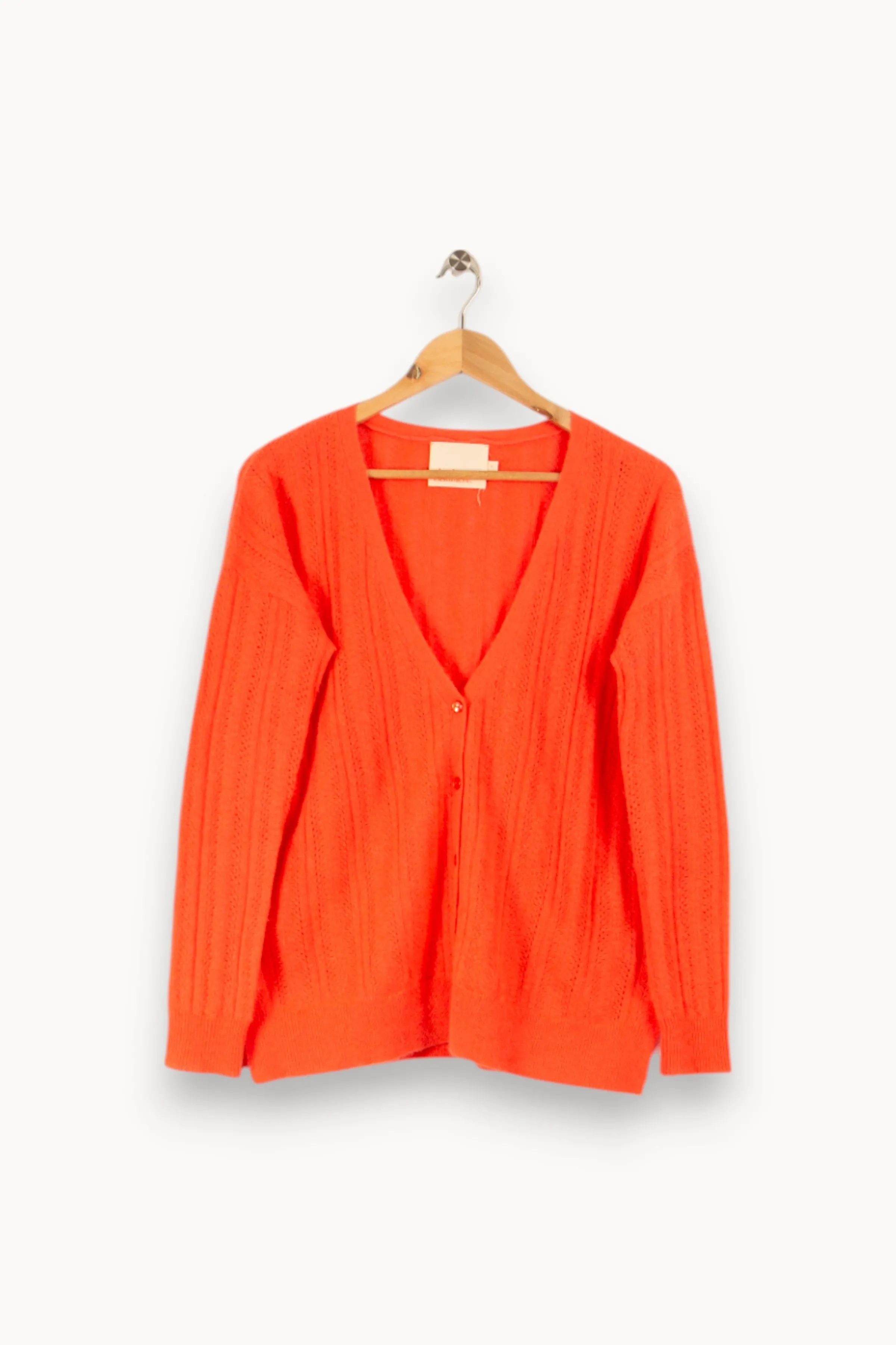 Absolut Cashmere Des Pièces Pour Être Au Chaud | Mailles<Cardigan - Taille S/36 Orange