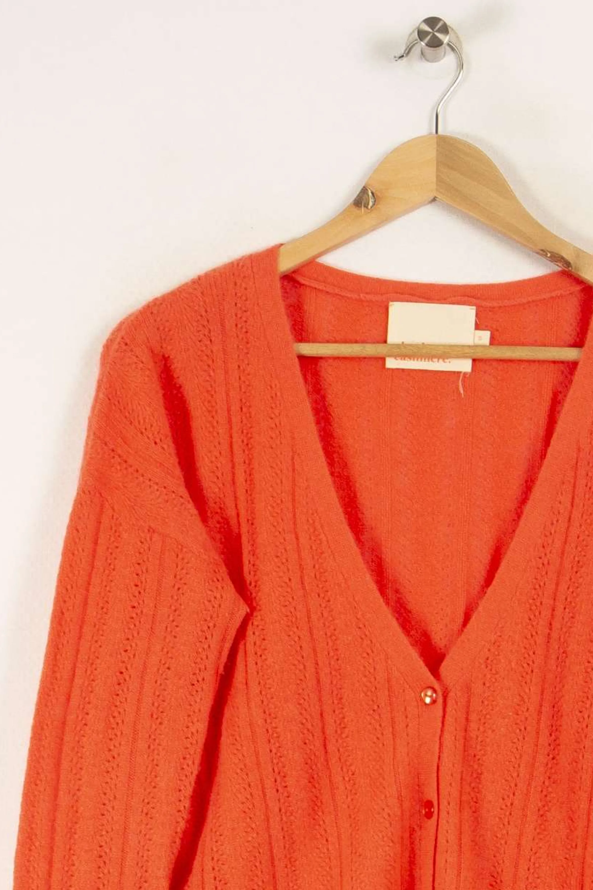 Absolut Cashmere Des Pièces Pour Être Au Chaud | Mailles<Cardigan - Taille S/36 Orange