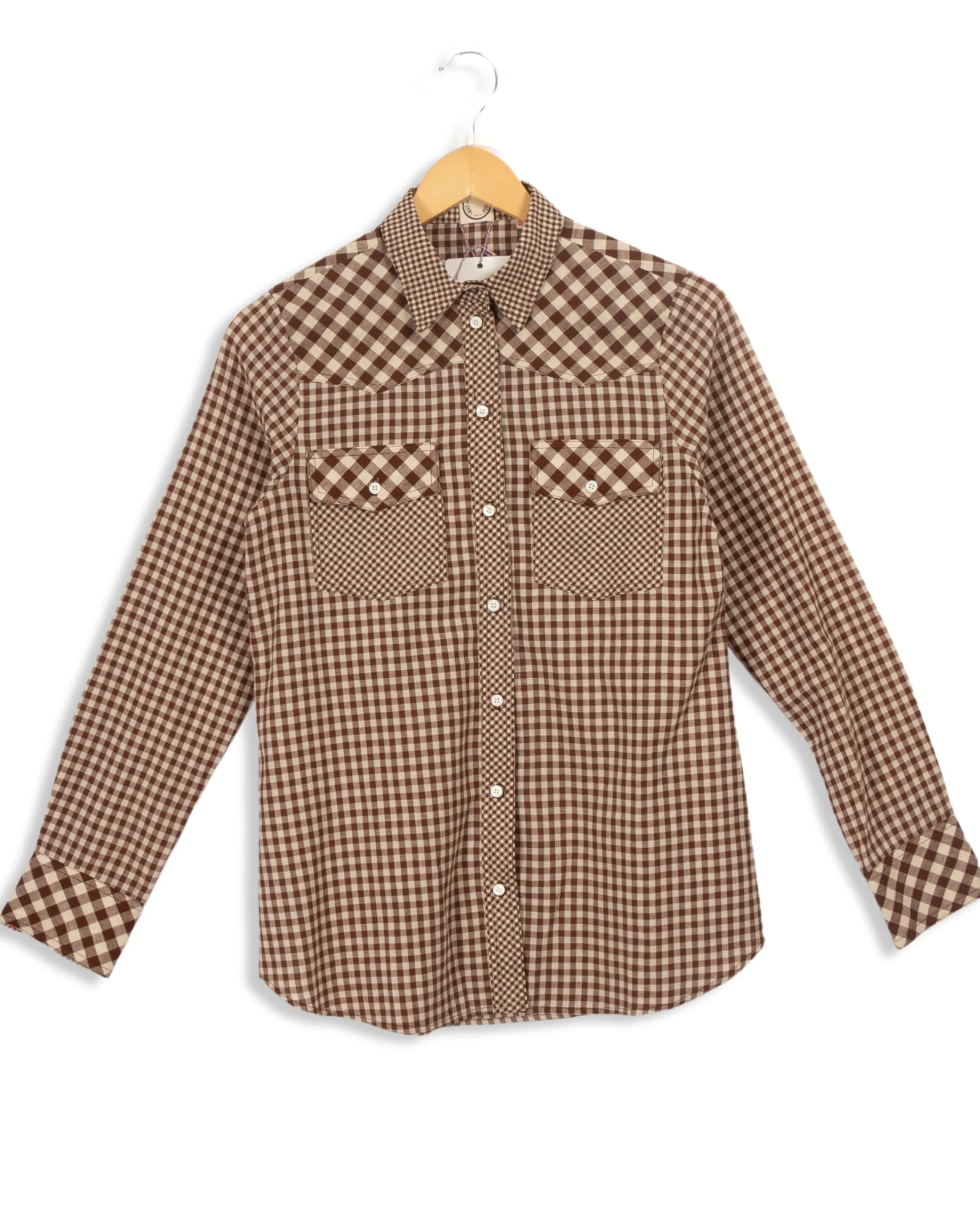 Ines de la Fressange Paris Chemises<Chemise à carreaux s - 36 Marron