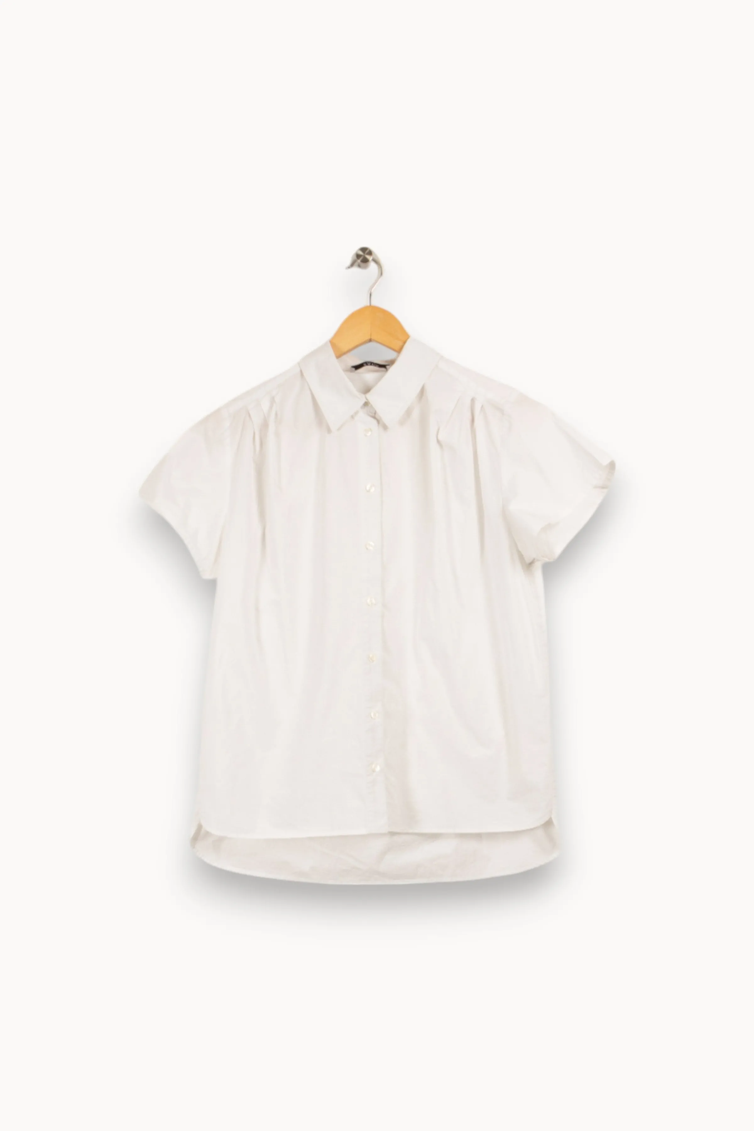 ZAPA Chemises<Chemise à manches courtes he - Taille M/38 Blanc