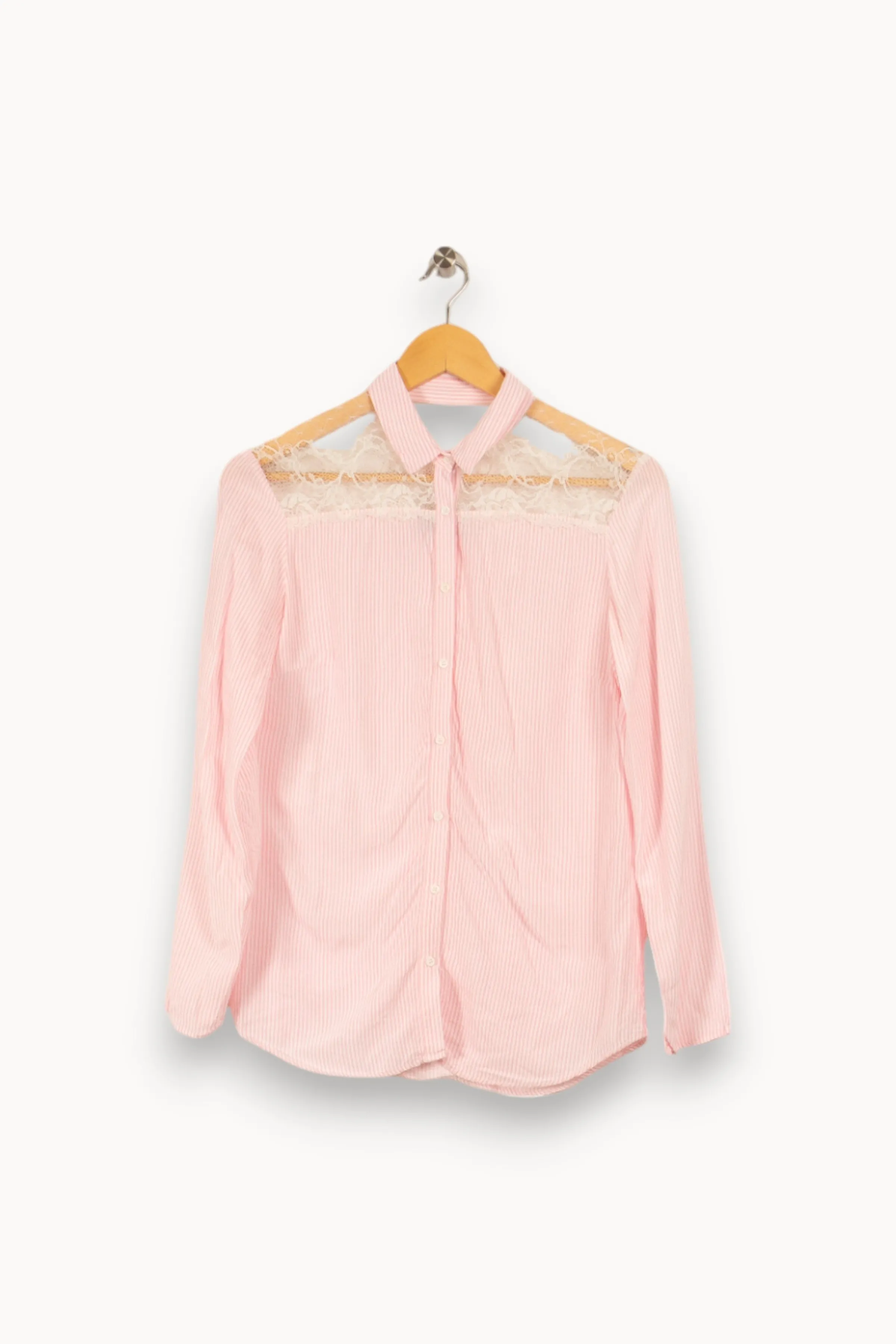 One Step Chemises<Chemise rayée - Taille XS/34 Rose