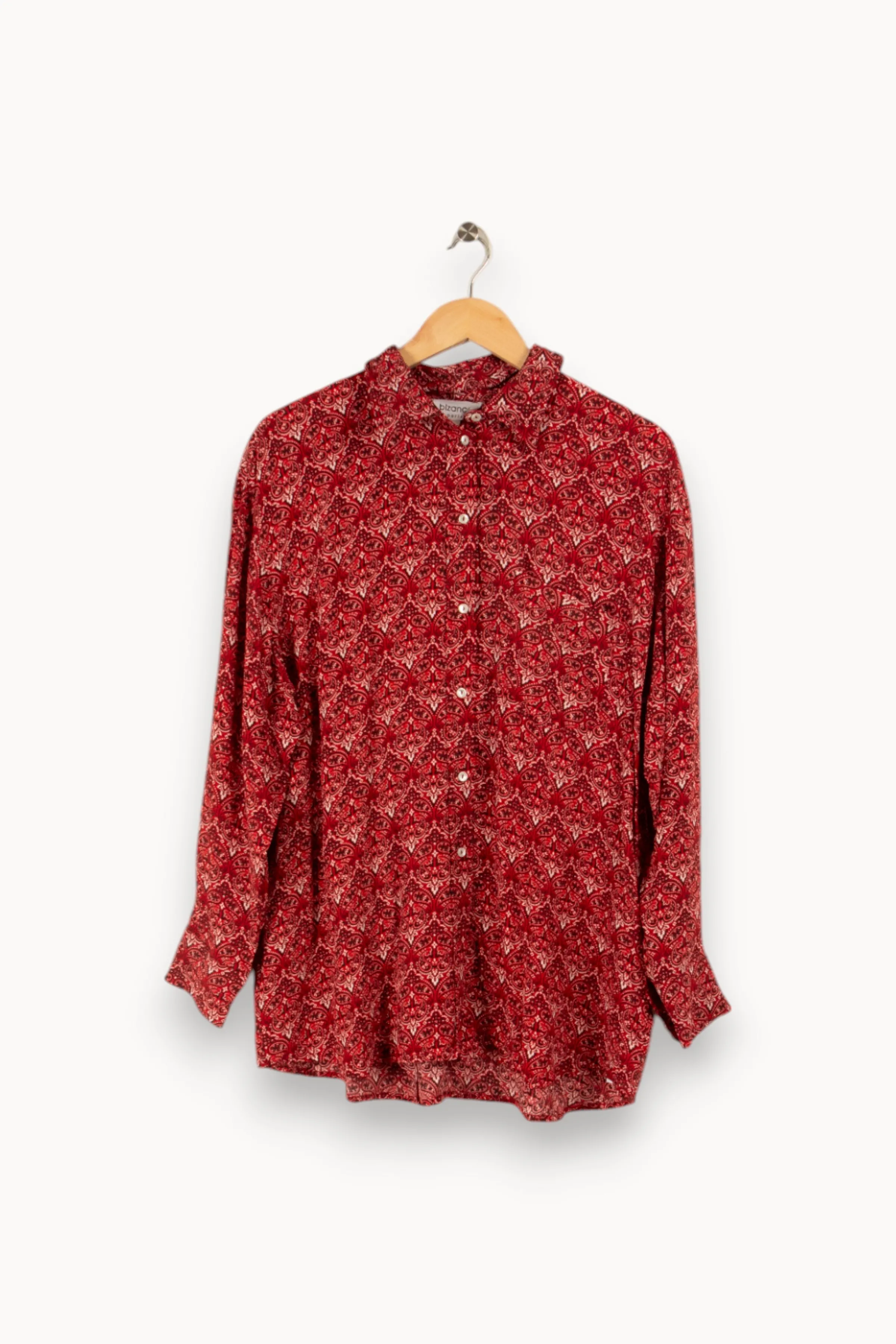 Bizance Chemises<Chemise à motifs - Taille S/36 Rouge