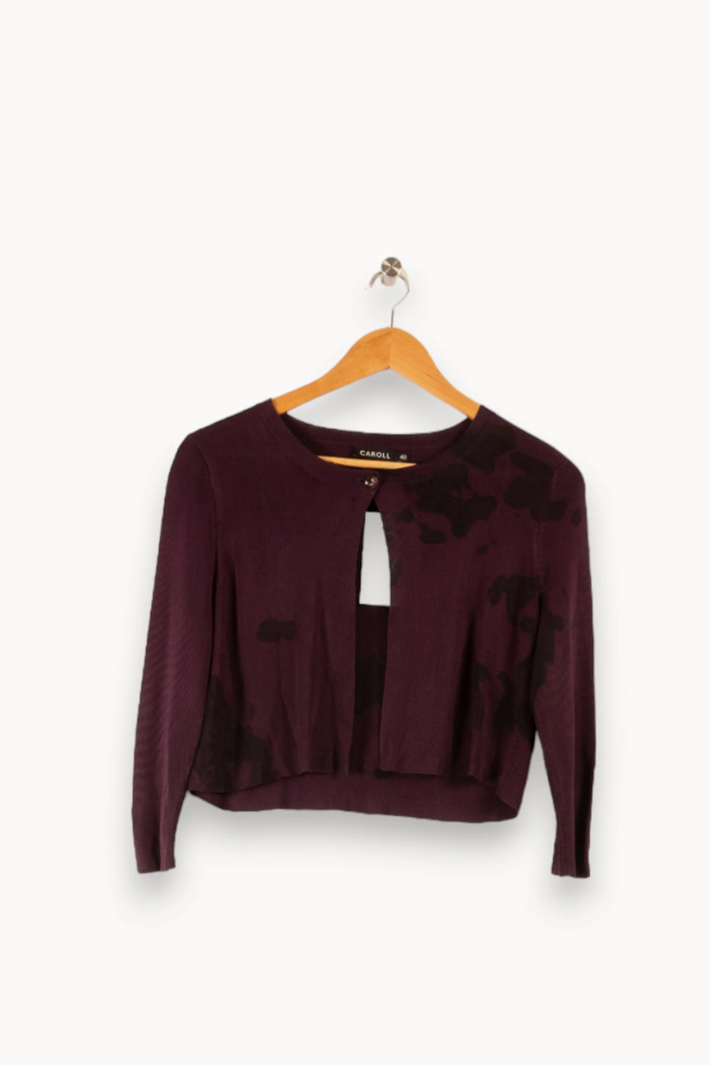 Caroll Mailles | Pulls & Cardigans<Gilet - L/40 Violet