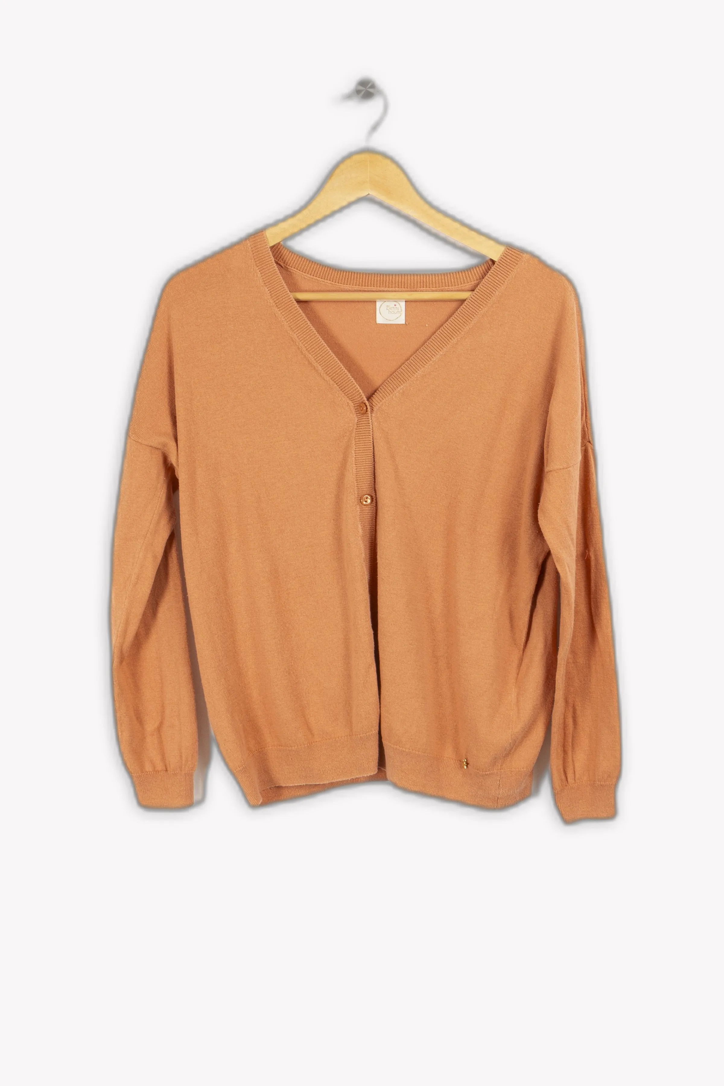 Des petits hauts Mailles | Pulls & Cardigans<Gilet - Taille M / 38 Orange