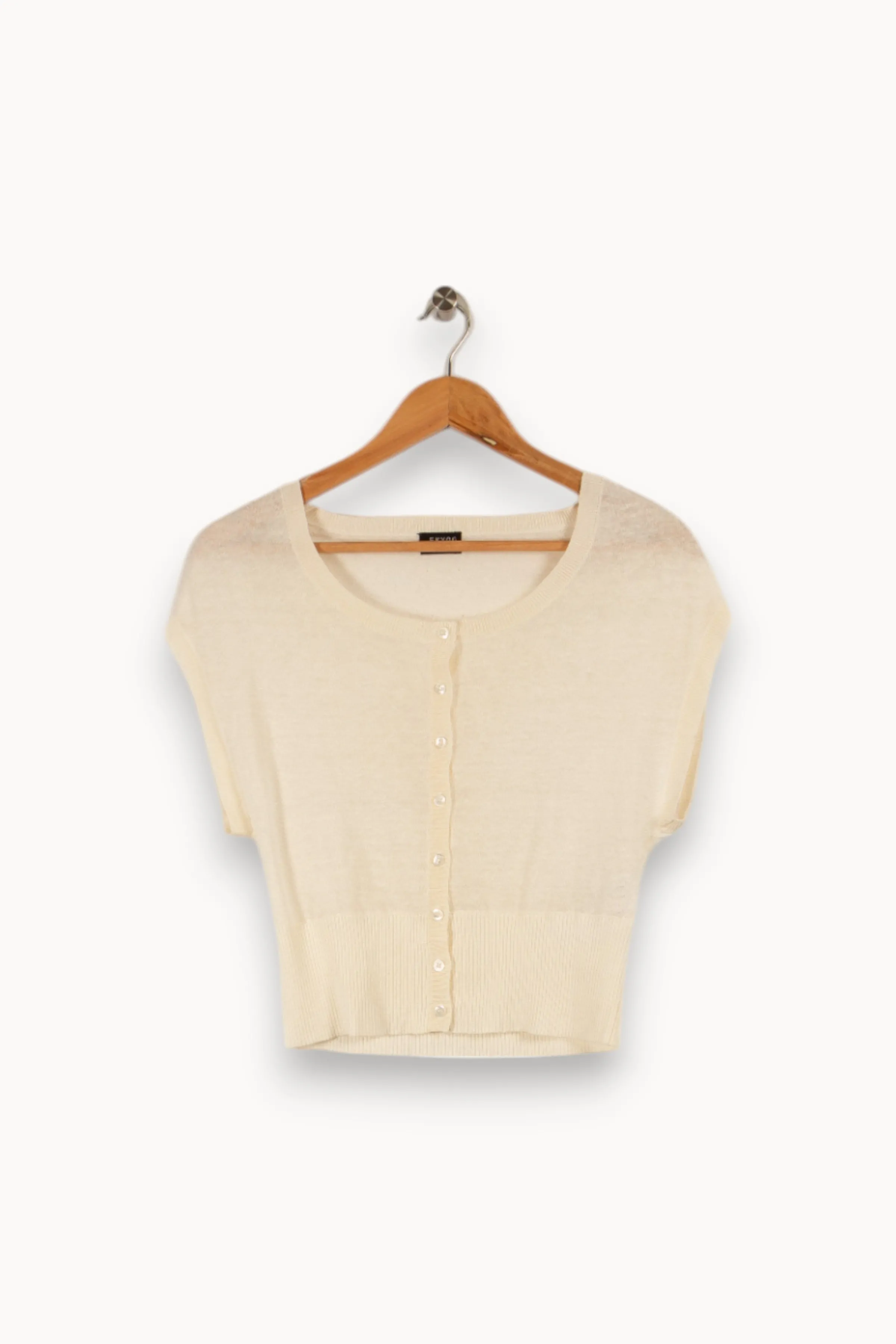 Ekyog Mailles | Pulls & Cardigans<Gilet - Taille S/36 Blanc