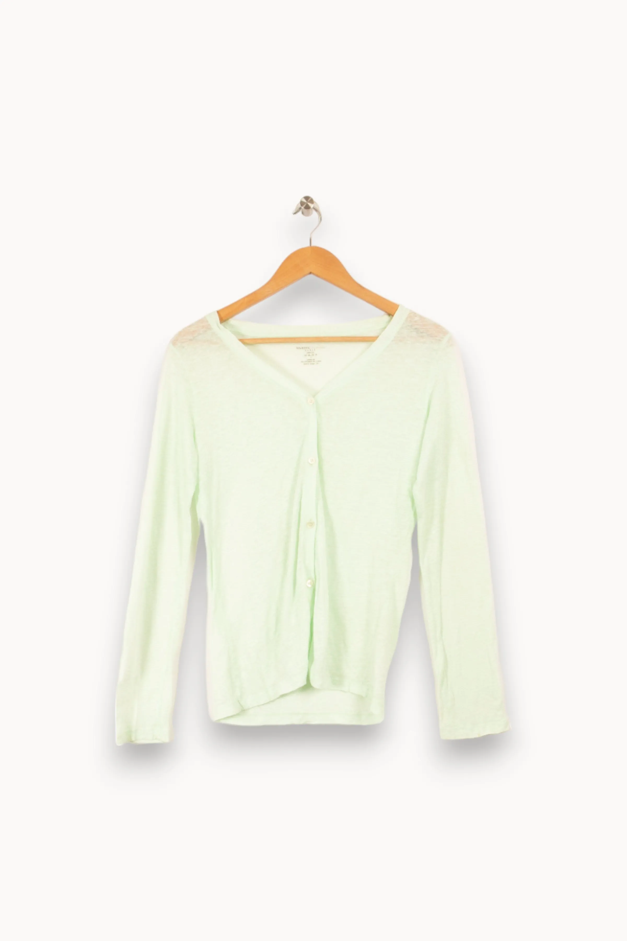 Majestic Filatures Mailles | Pulls & Cardigans<Gilet - Taille S/36 Vert