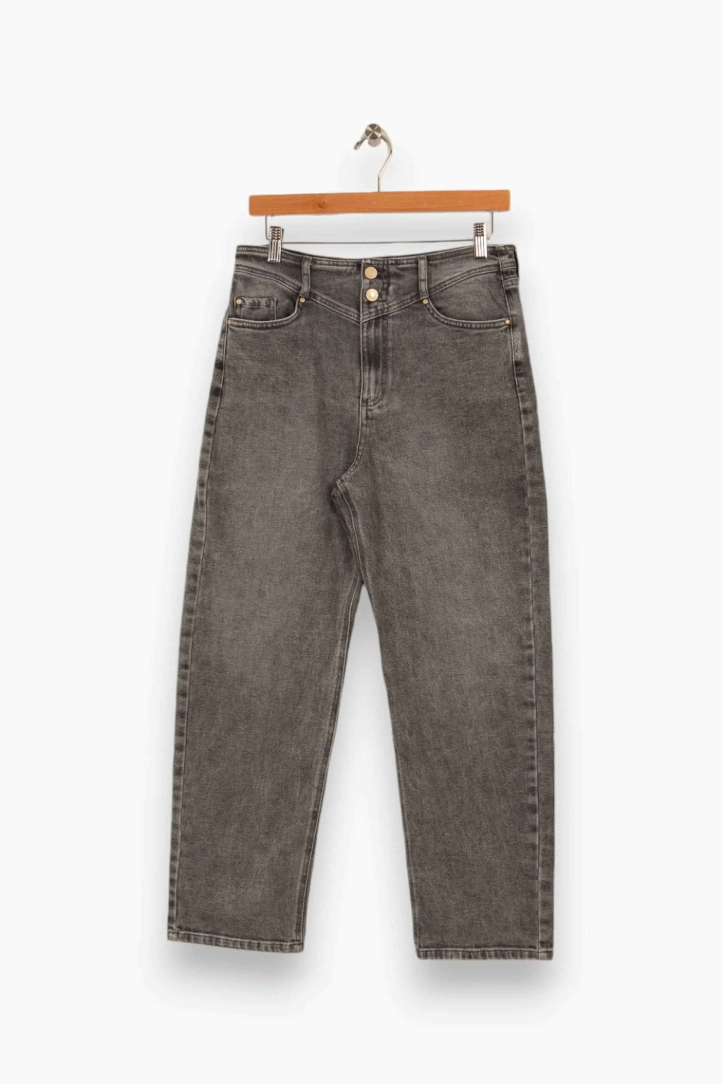 IKKS Jeans<Jean - Taille L/40 Gris