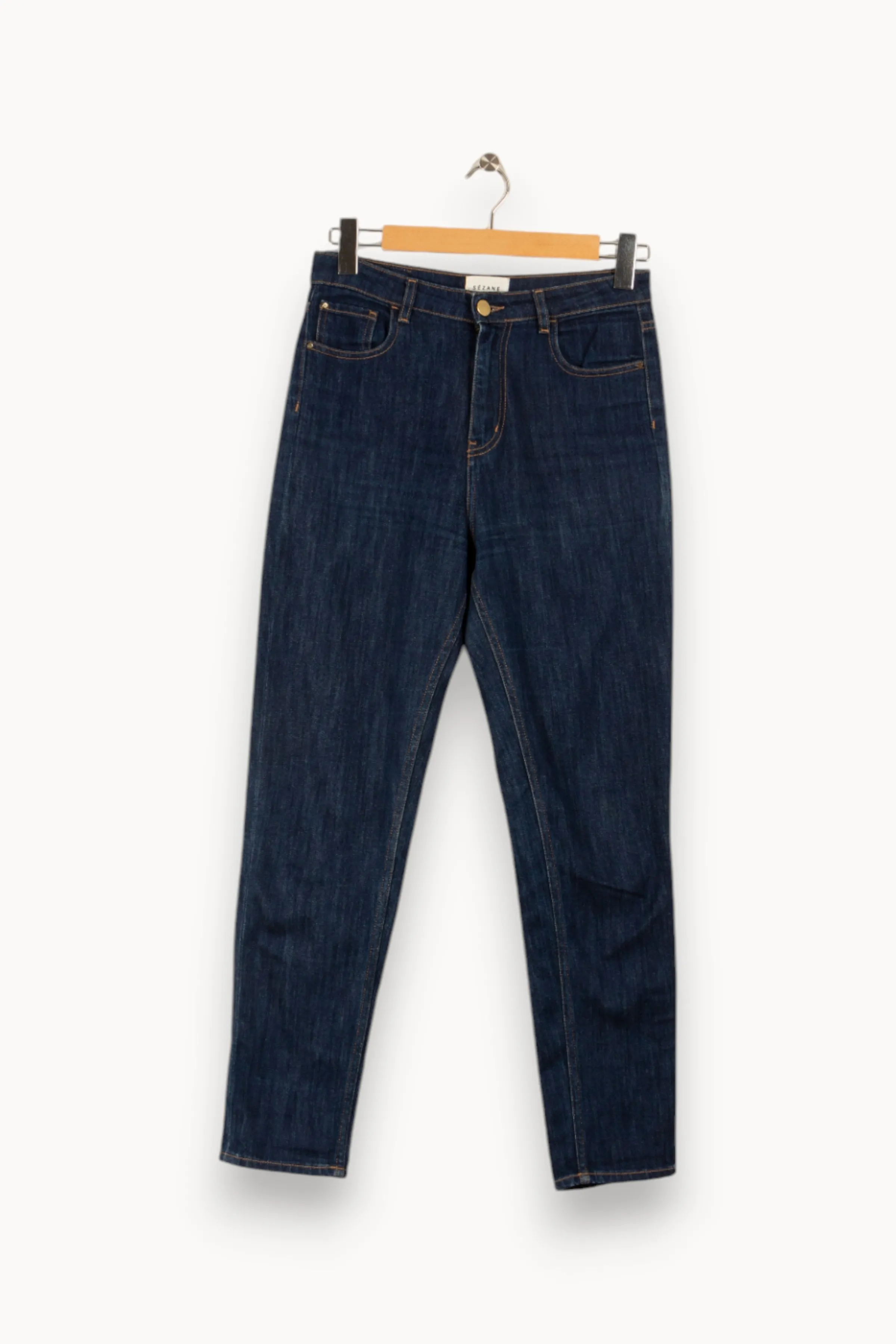 Sézane Jeans<Jean - Taille M/38 Bleu