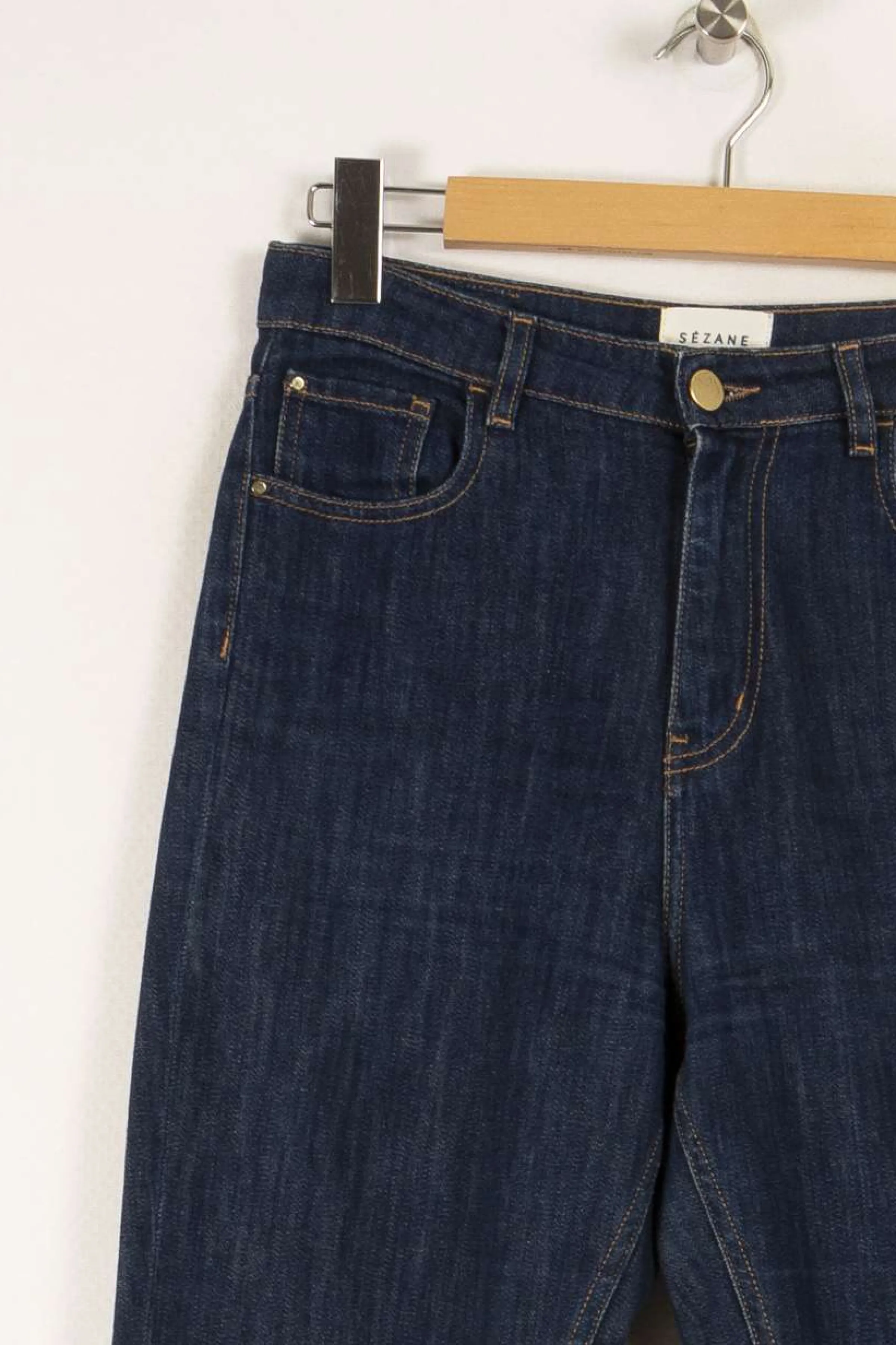 Sézane Jeans<Jean - Taille M/38 Bleu