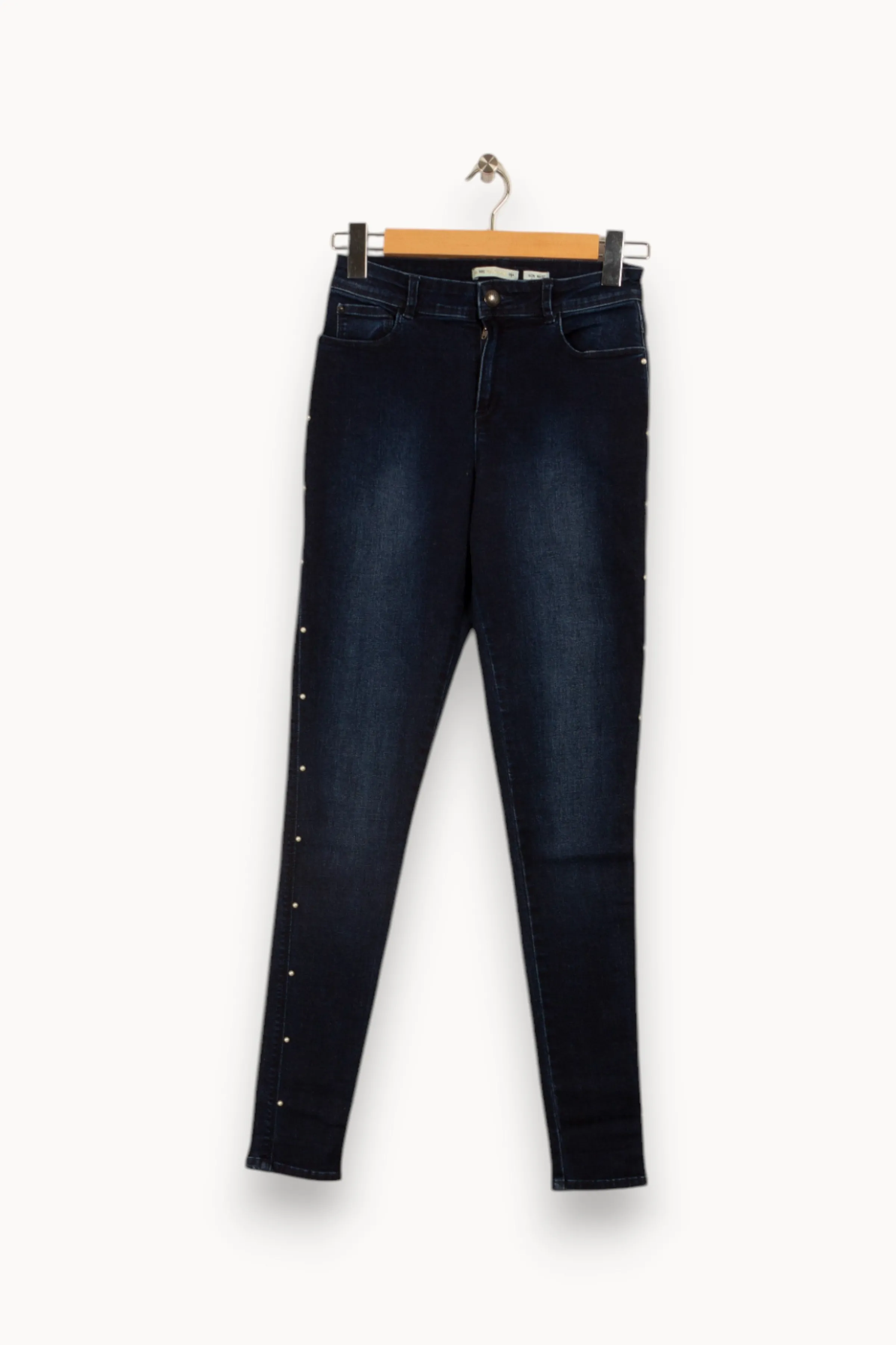 IKKS Jeans<Jean avec perles - Taille M/38 Bleu