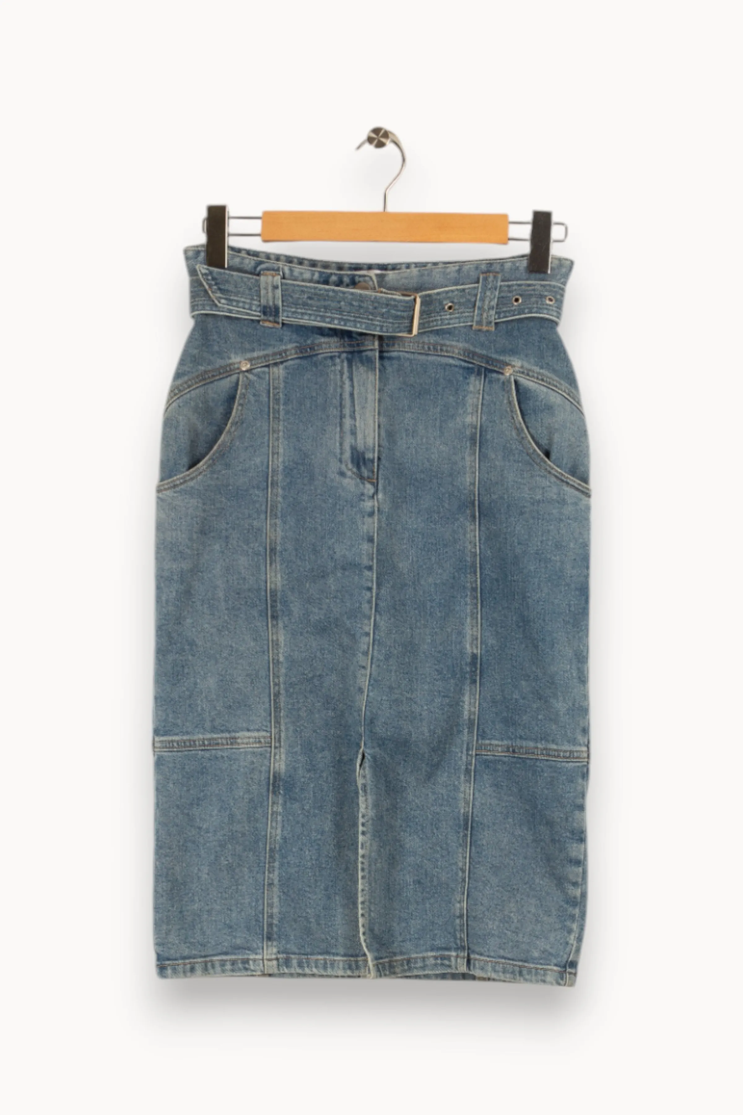 Suncoo Jupes<Jupe en jean - Taille XS/34 Bleu