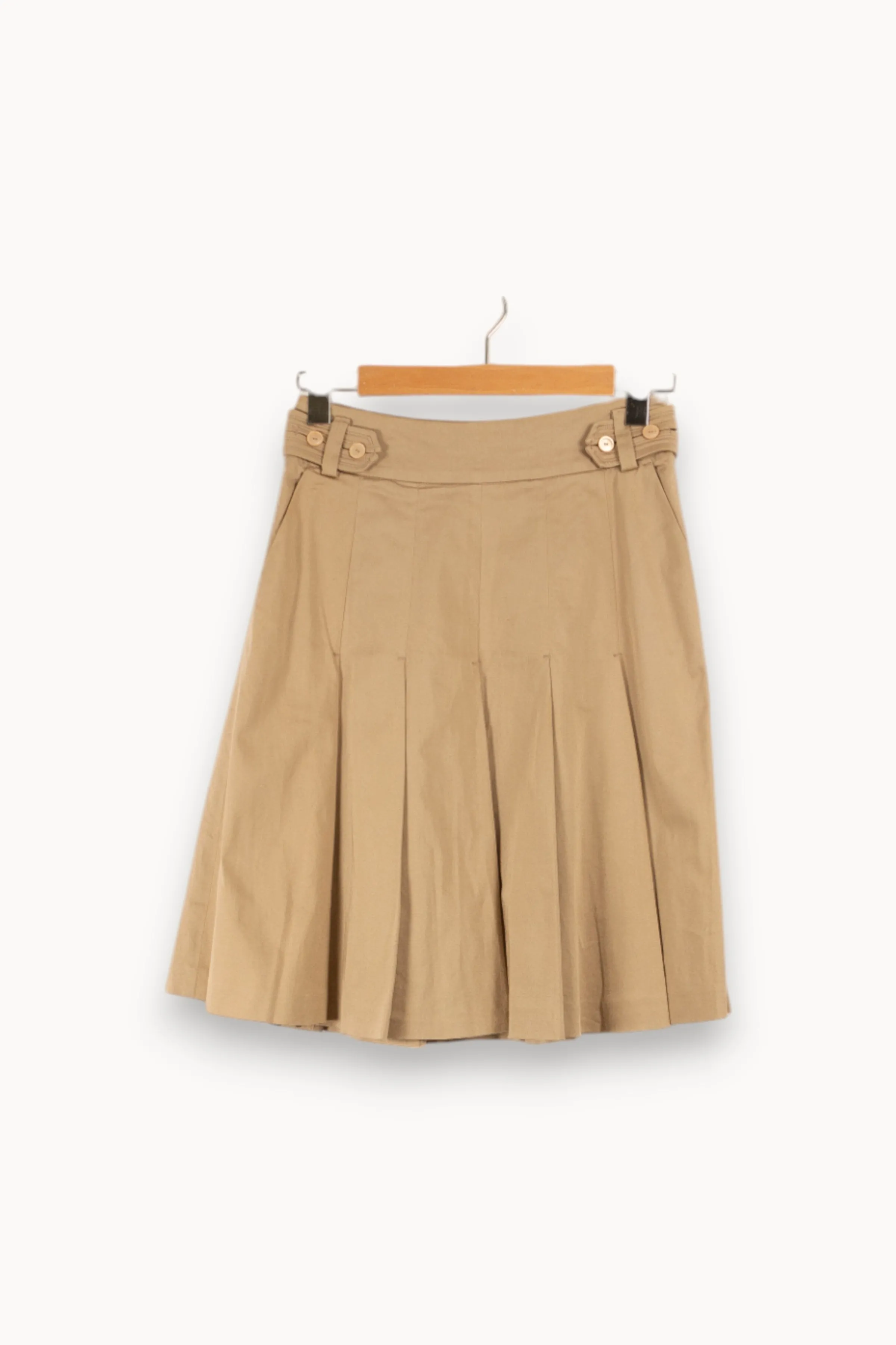 Max Mara Jupes<Jupe plissée - Taille S/36 Beige