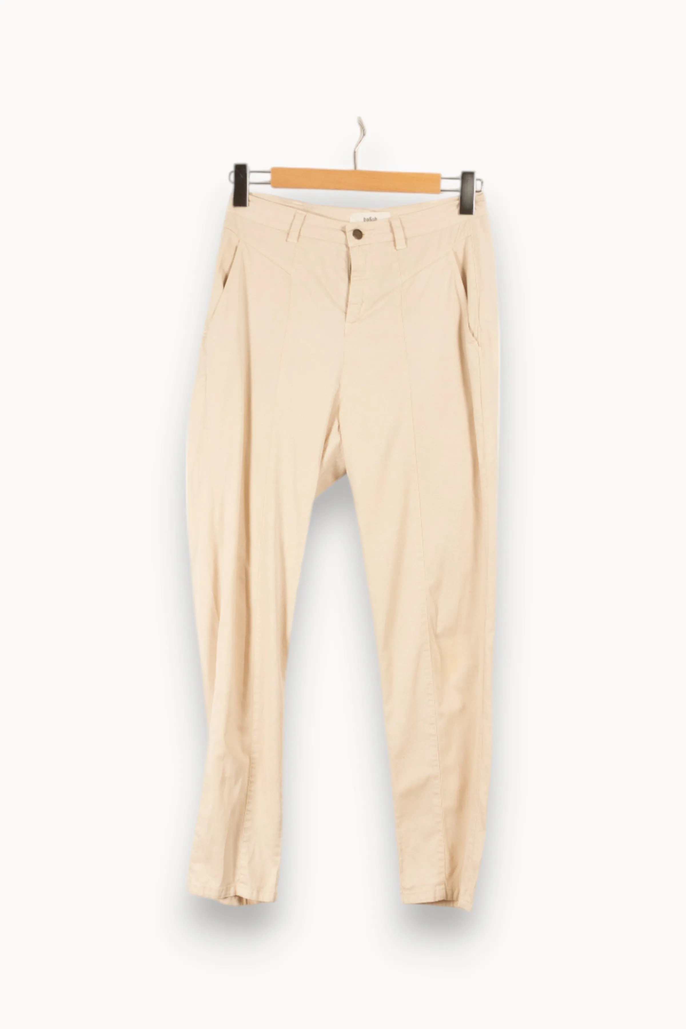 ba&sh Pantalons<Pantalon - Taille S/36 Beige