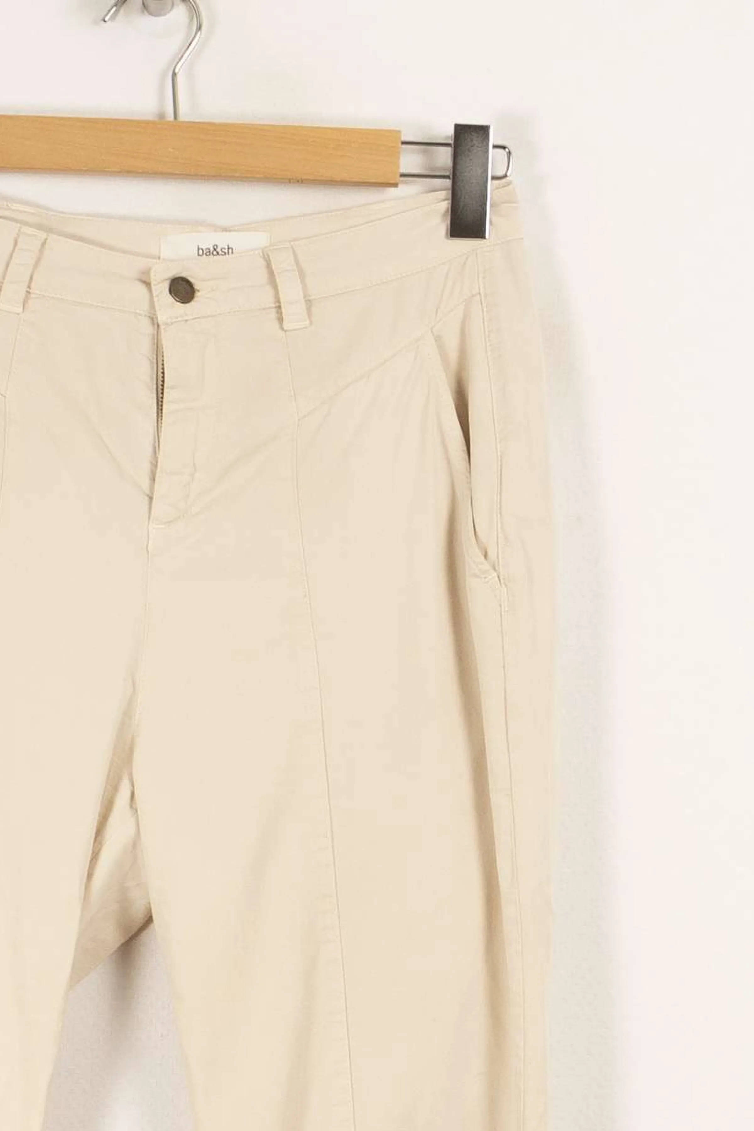 ba&sh Pantalons<Pantalon - Taille S/36 Beige