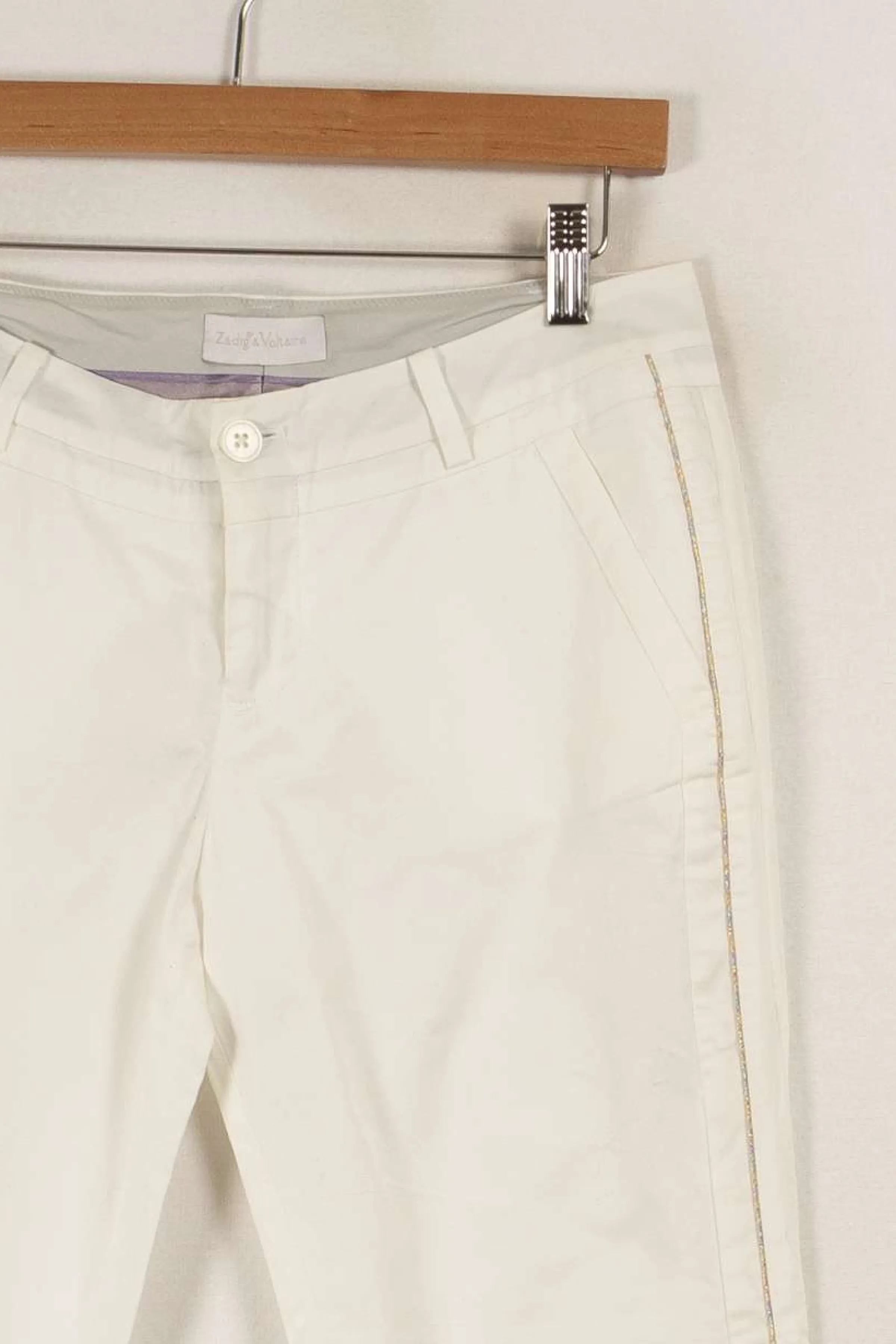 Zadig&Voltaire Pantalons<Pantalon - Taille S/36 Blanc