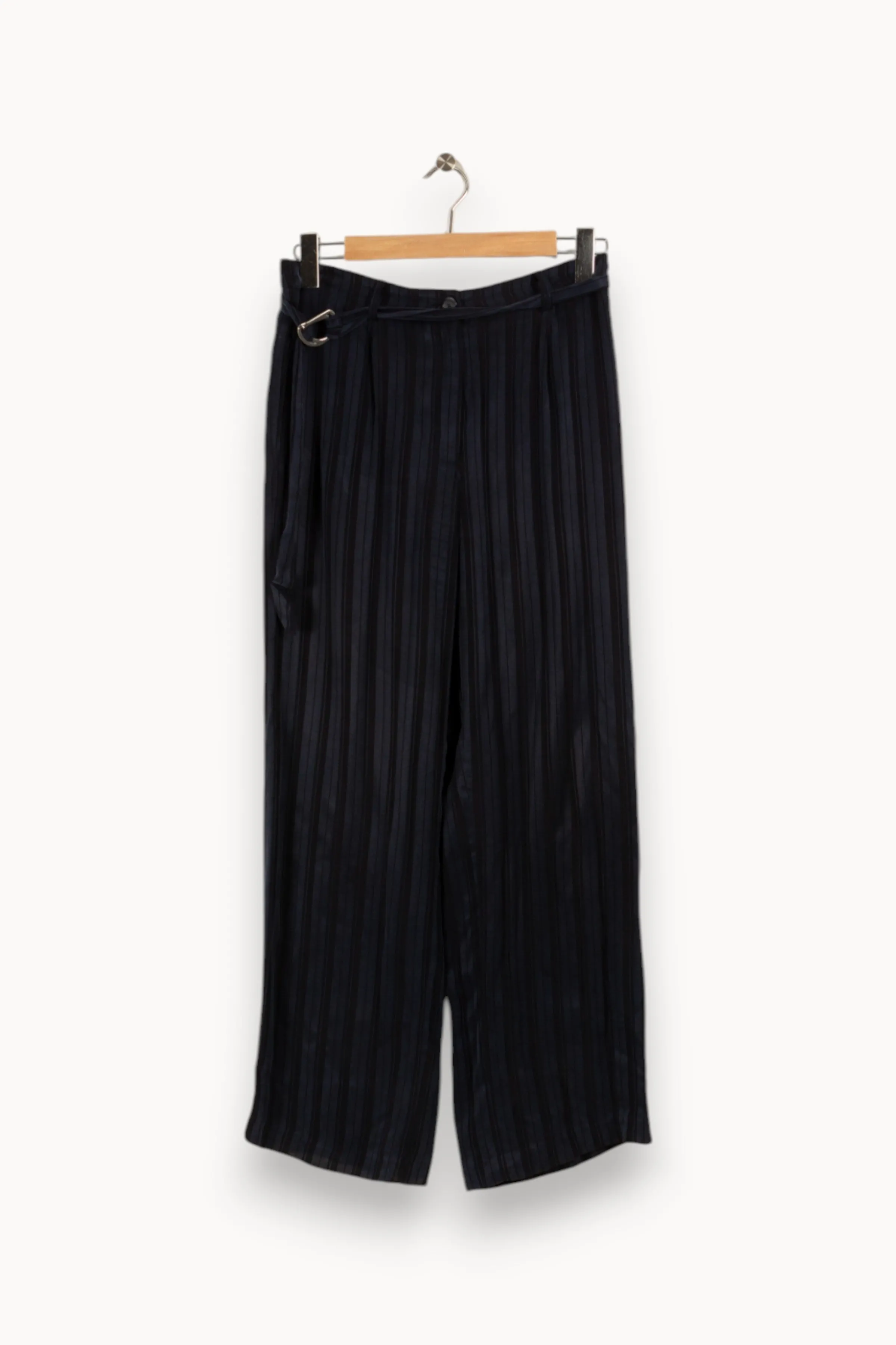 Gerard Darel Pantalons<Pantalon rayé - Taille L/40 Bleu