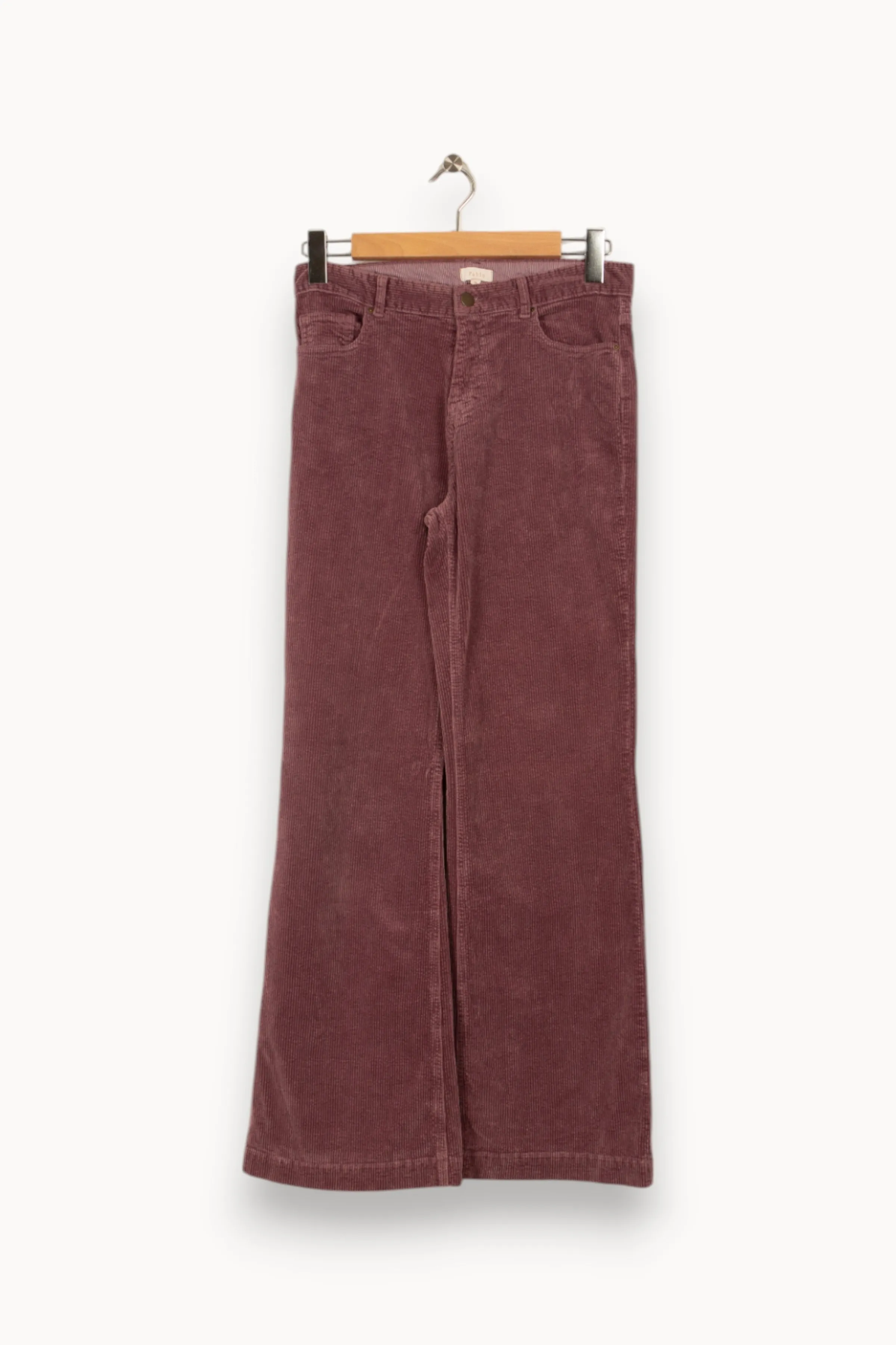 Pablo Pantalons<Pantalon côtelé - Taille M/38 Violet