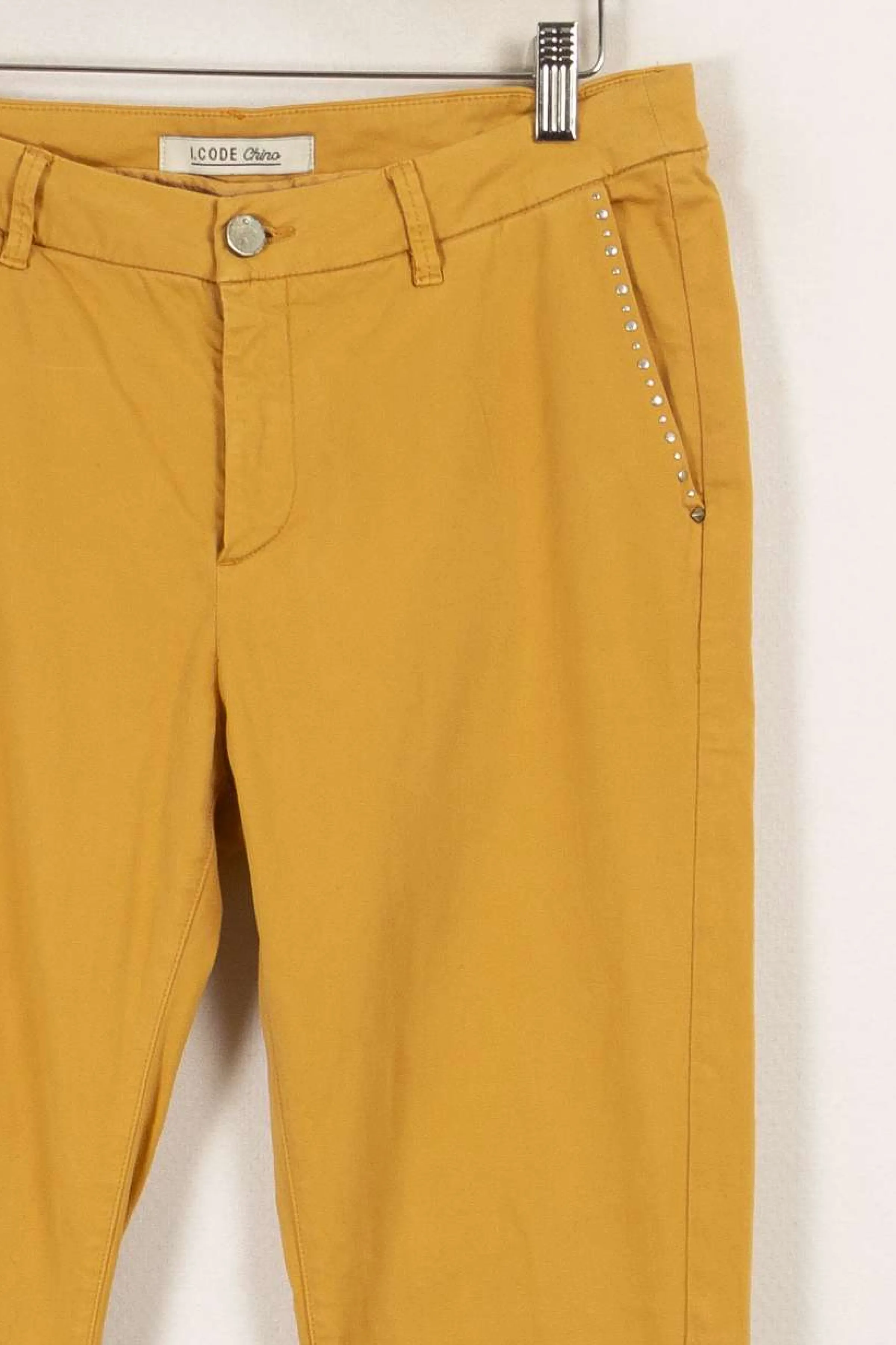 I.Code Pantalons<Pantalon - Taille L/40 Jaune