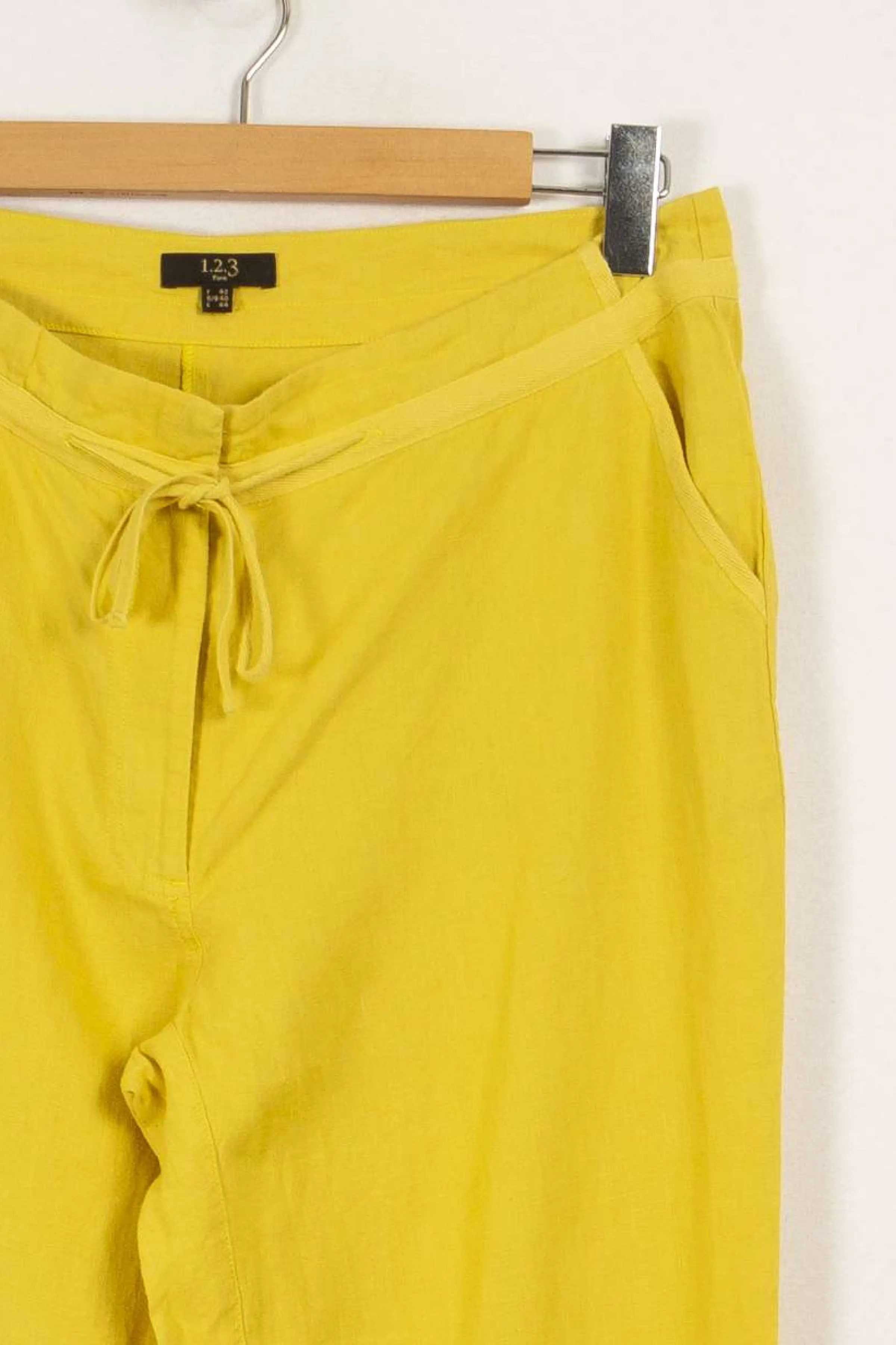 Maison 123 Pantalons<Pantalon - Taille XL/42 Jaune