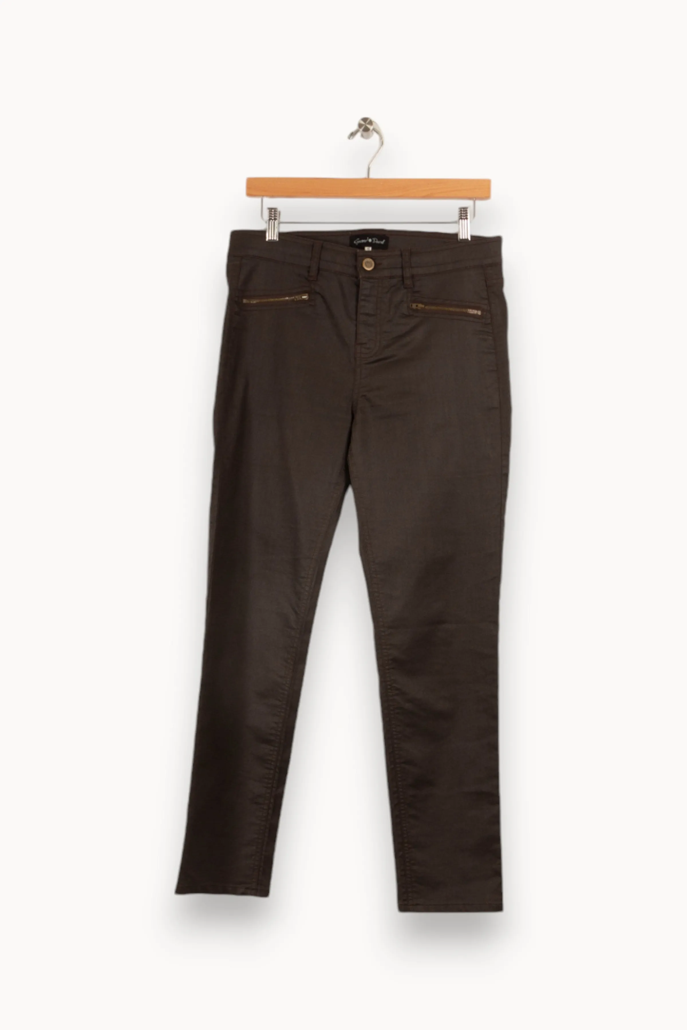 Gerard Darel Pantalons<Pantalon - Taille L/40 Marron