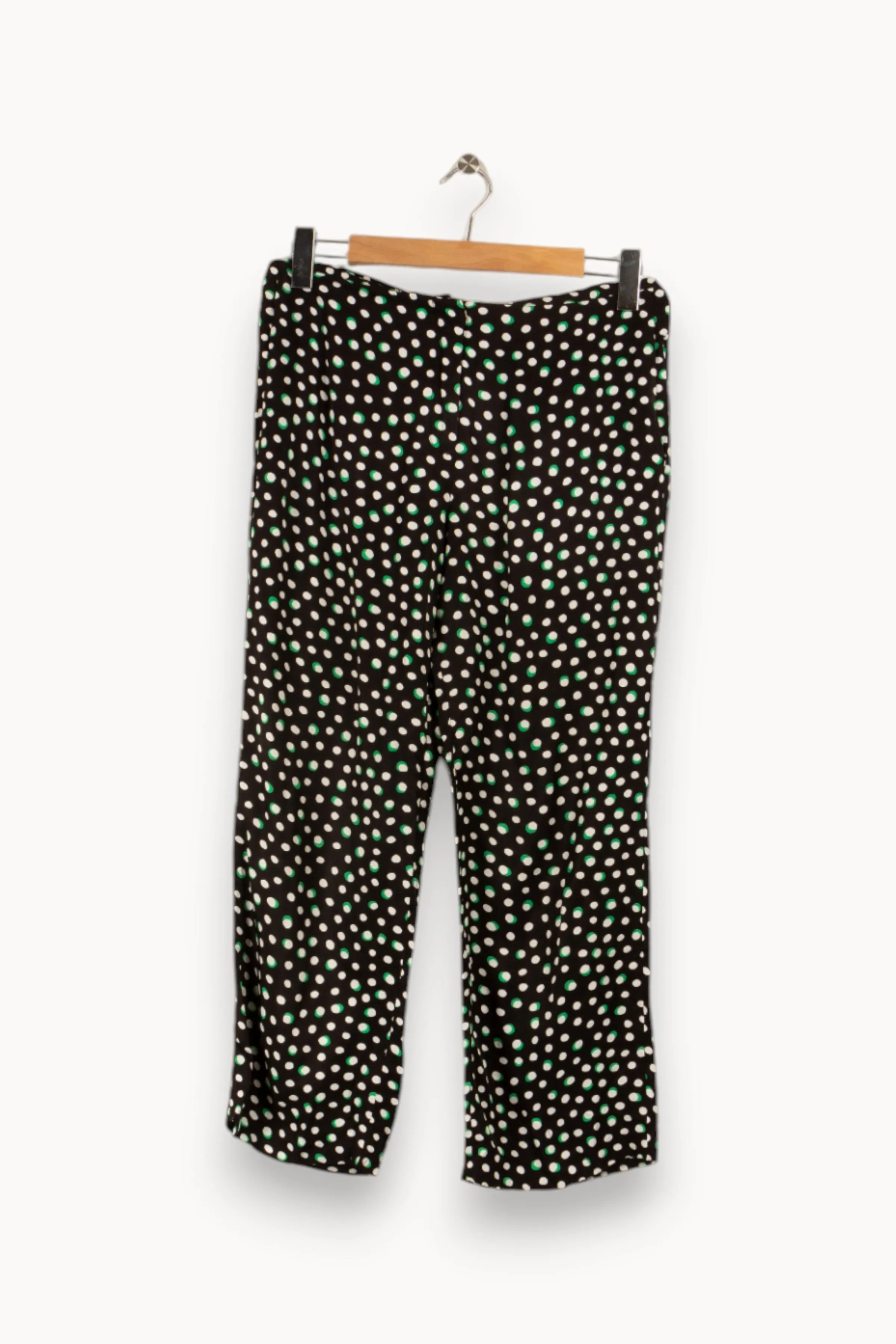 Bimba y Lola Mailles | Pulls & Cardigans<Pantalon à pois - Taille L/40 Noir