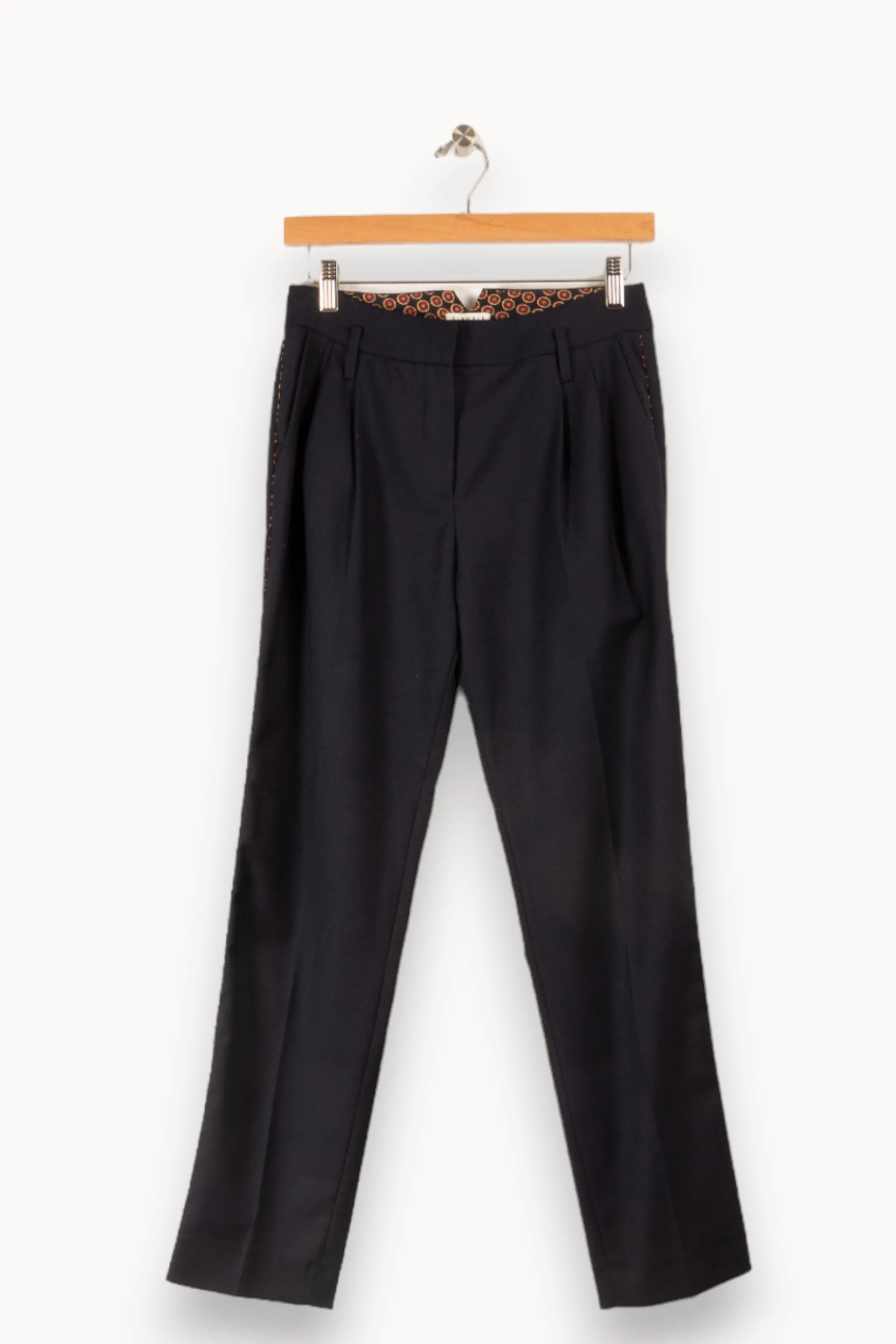 Claudie Pierlot Pantalons<Pantalon Piaf - XS/34 Bleu