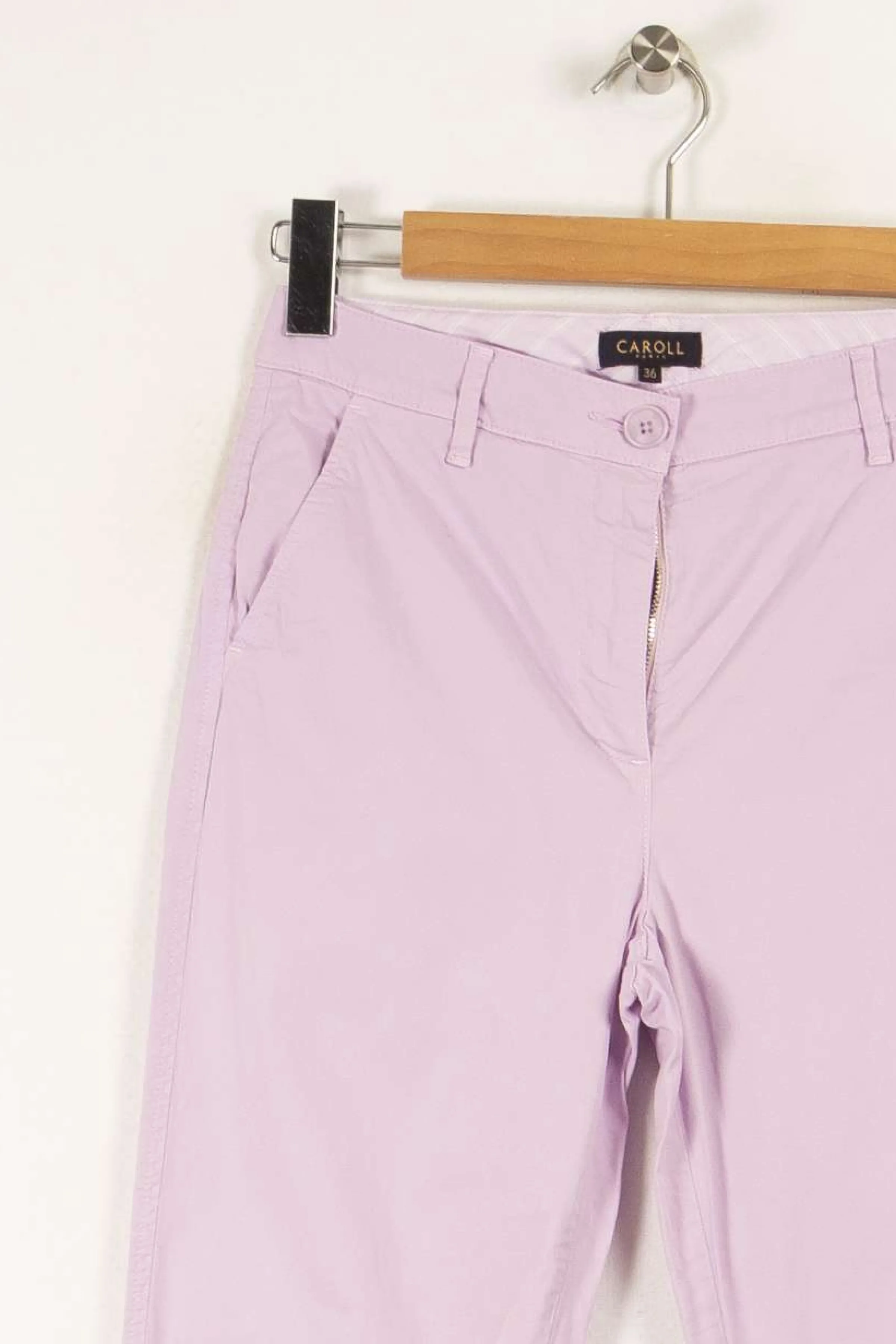 Caroll Pantalons<Pantalon - Taille S/36 Violet