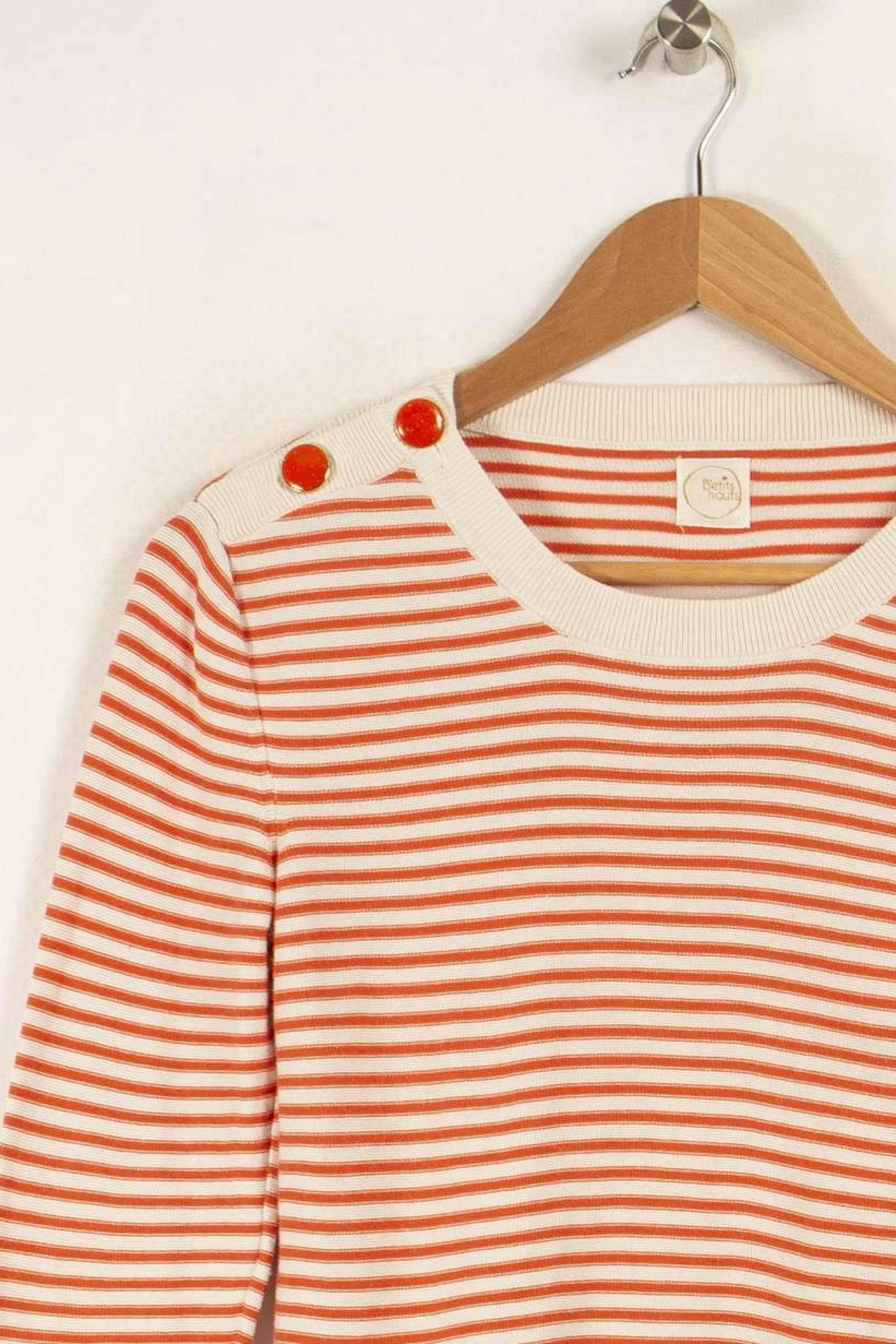 Des petits hauts Mailles | Pulls & Cardigans<Pull à rayures - Taille S/36 Multicolore