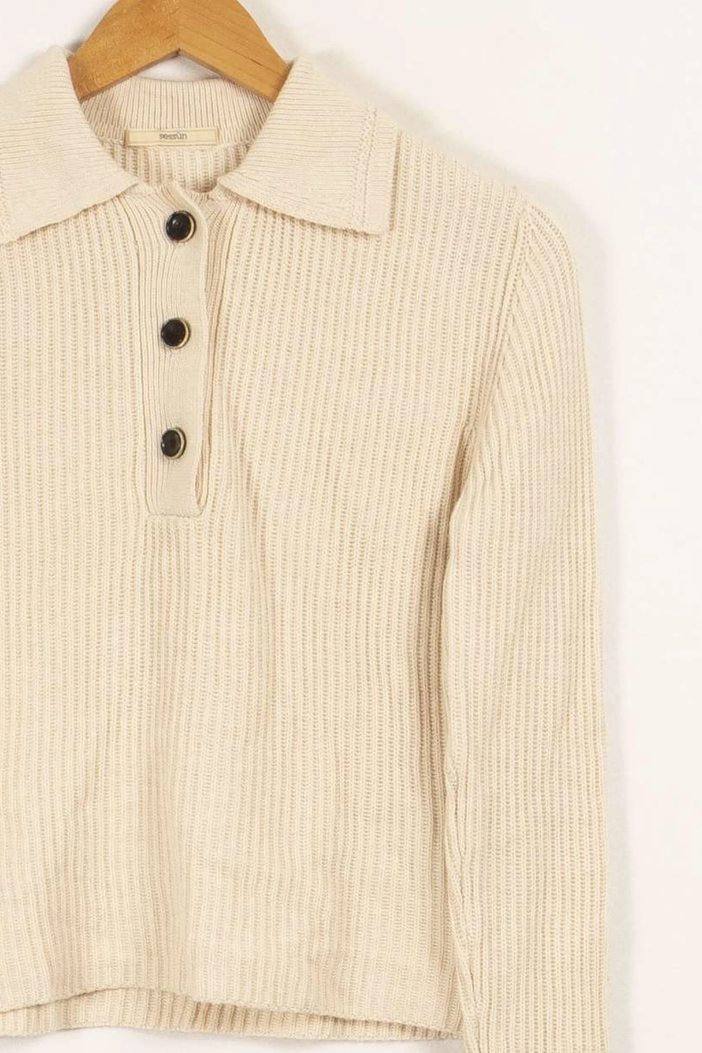 Sessùn Mailles | Pulls & Cardigans<Pull - Taille S/36 Beige