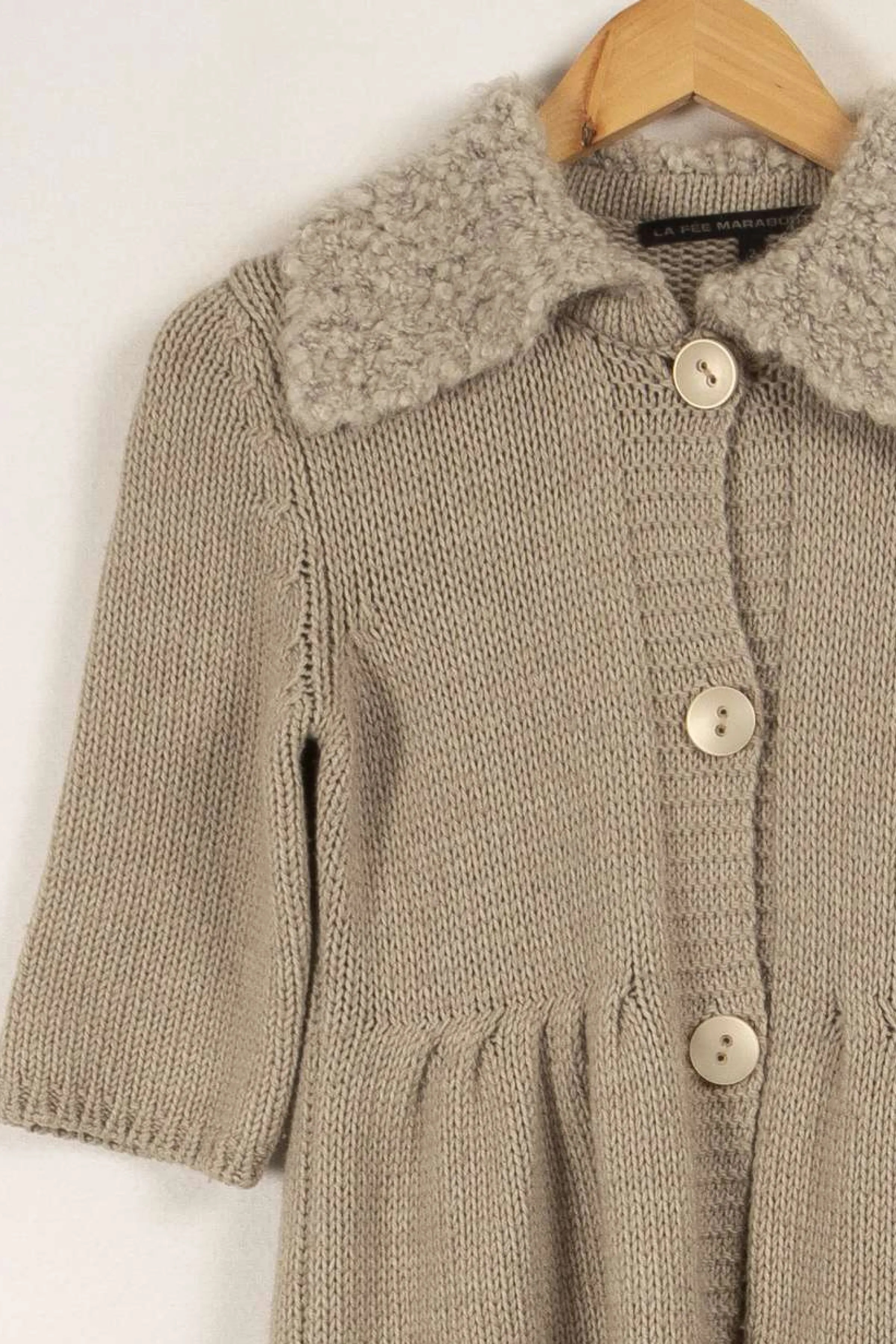 La Fée Maraboutée Mailles | Pulls & Cardigans<Pull - Taille M/38 Beige