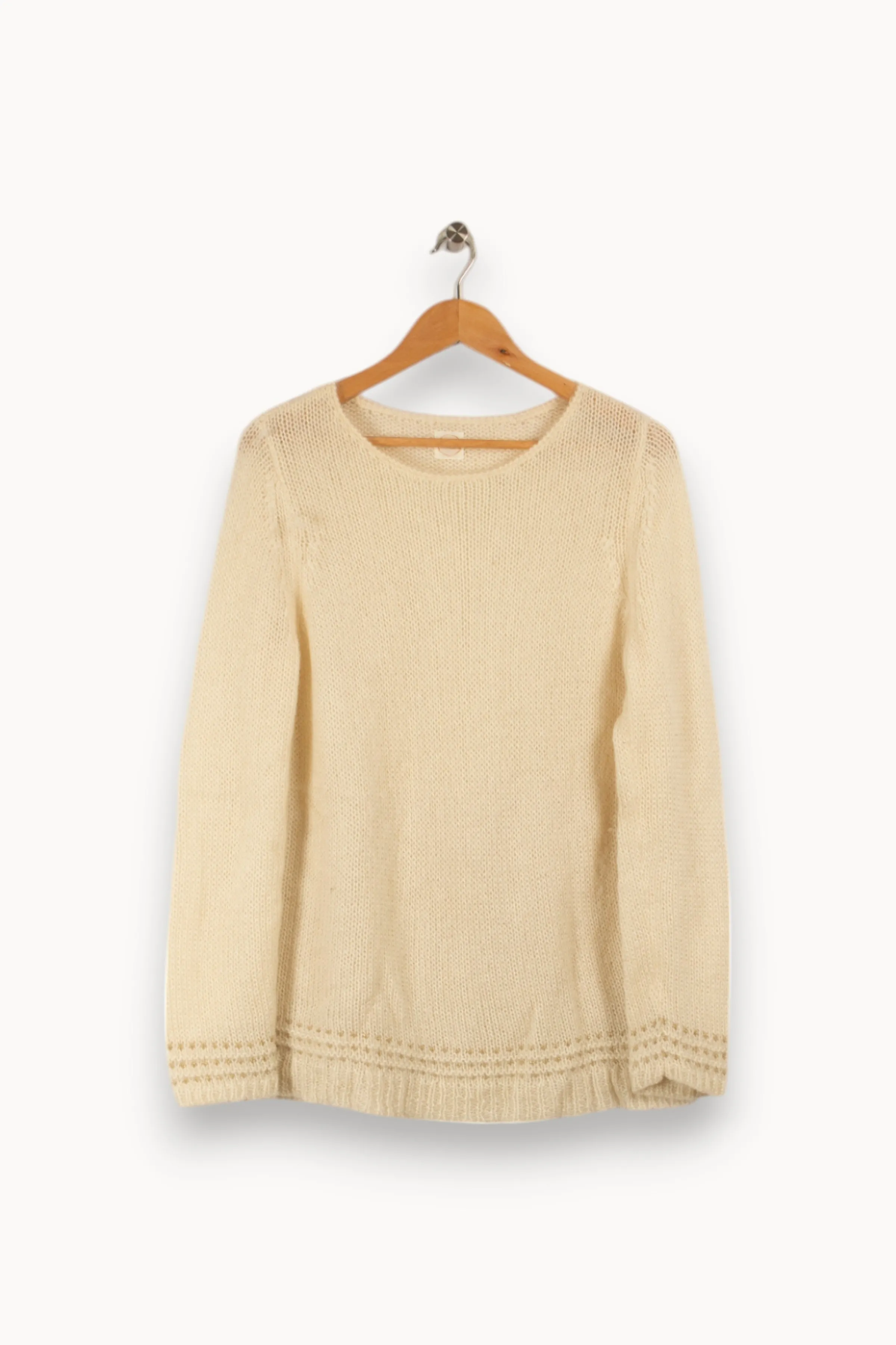 Des petits hauts Mailles | Pulls & Cardigans<Pull - Taille M/38 Blanc