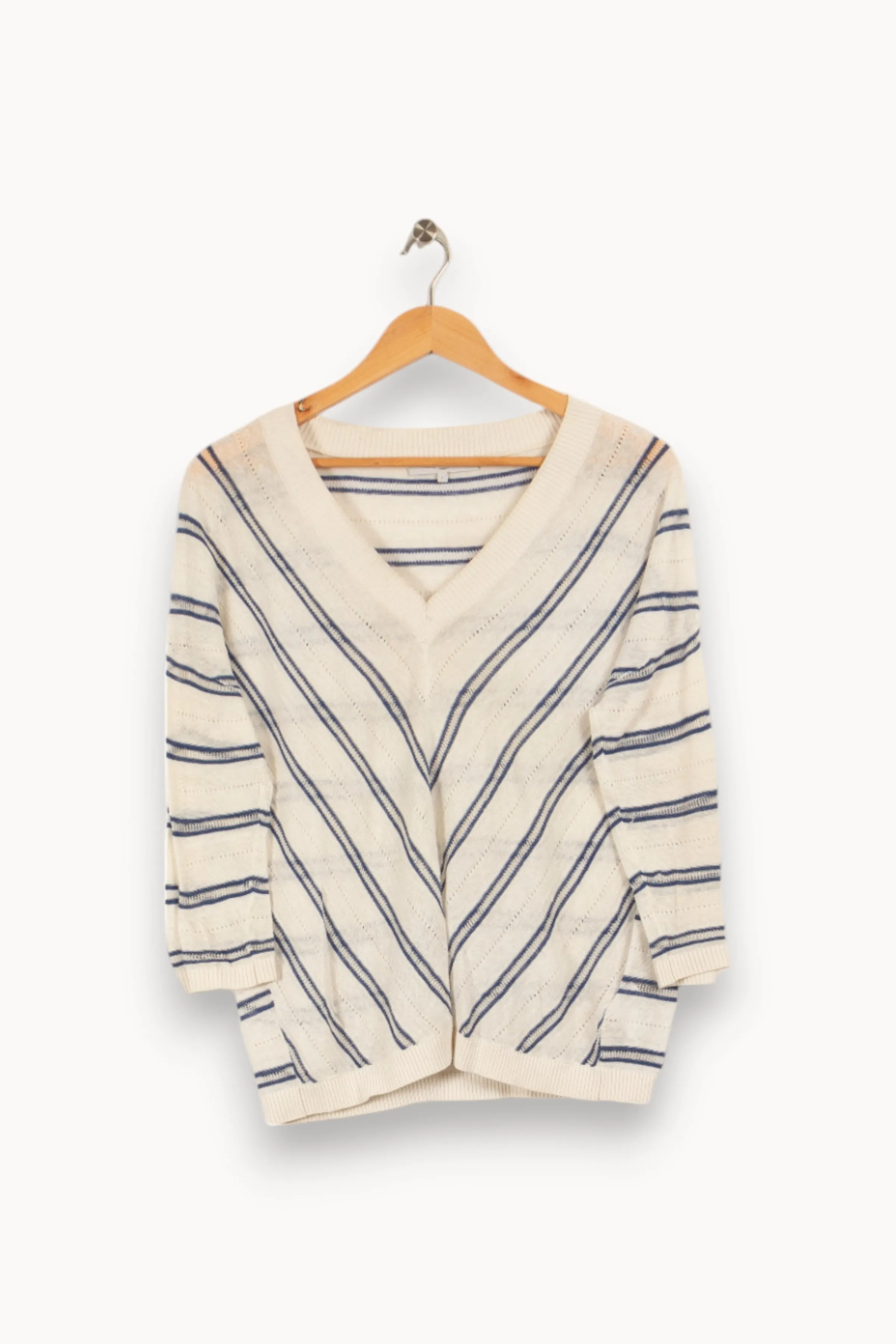 Gerard Darel Des Pièces Pour Être Au Chaud | Mailles<Pull et bleu - Taille S/36 Blanc