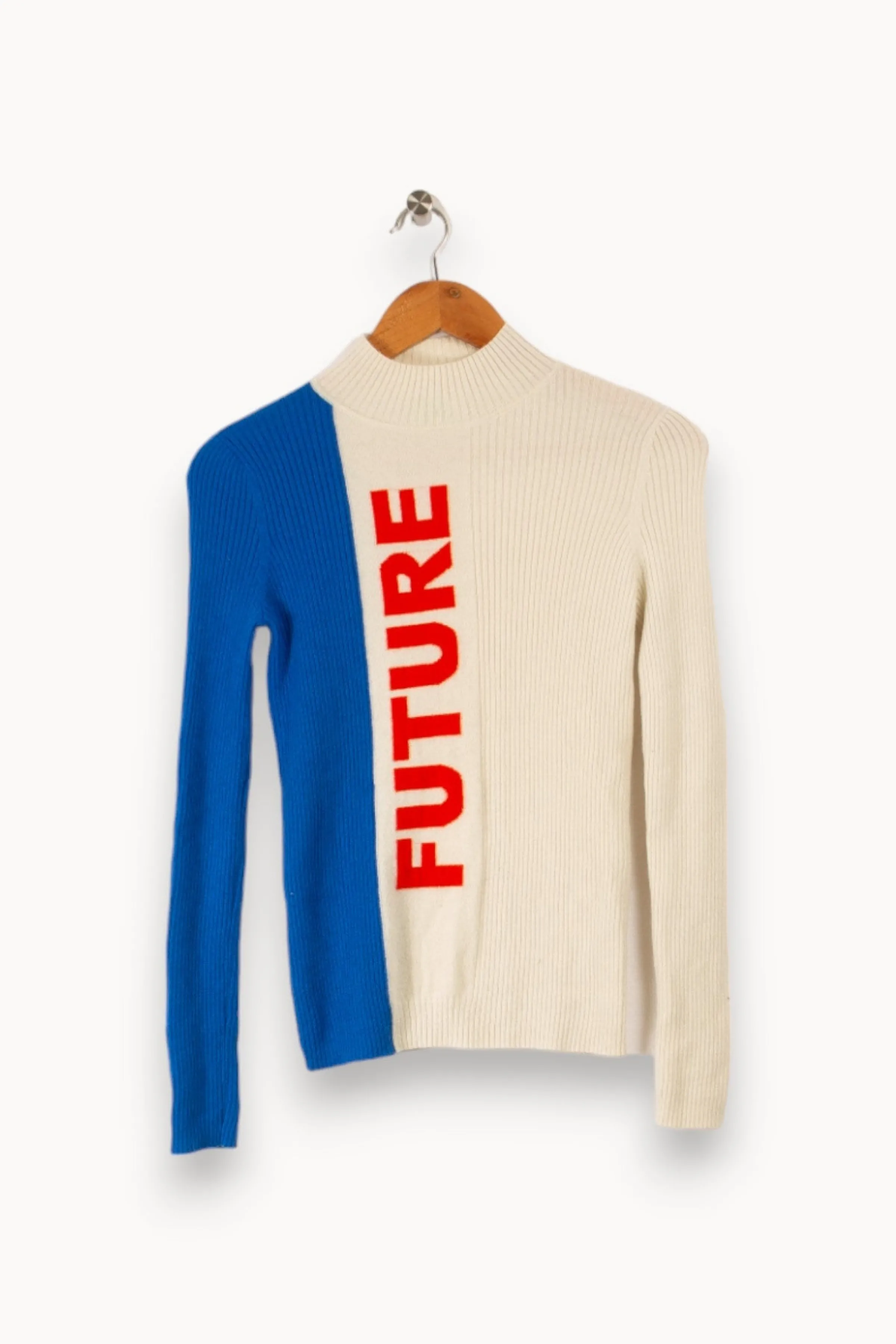 From Future Mailles | Pulls & Cardigans<Pull blanc et bleu - XS / 34 Multicolore