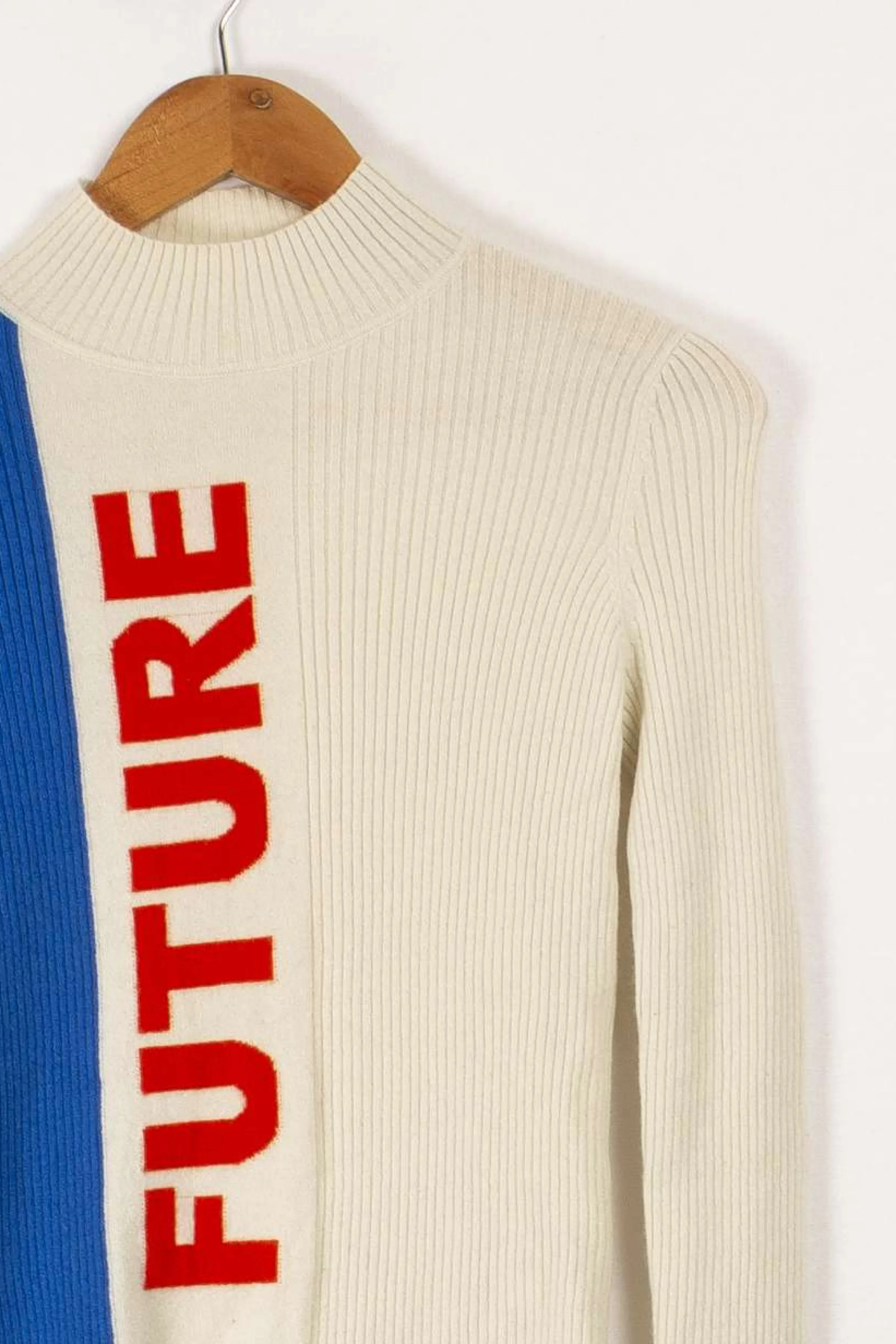 From Future Mailles | Pulls & Cardigans<Pull blanc et bleu - XS / 34 Multicolore