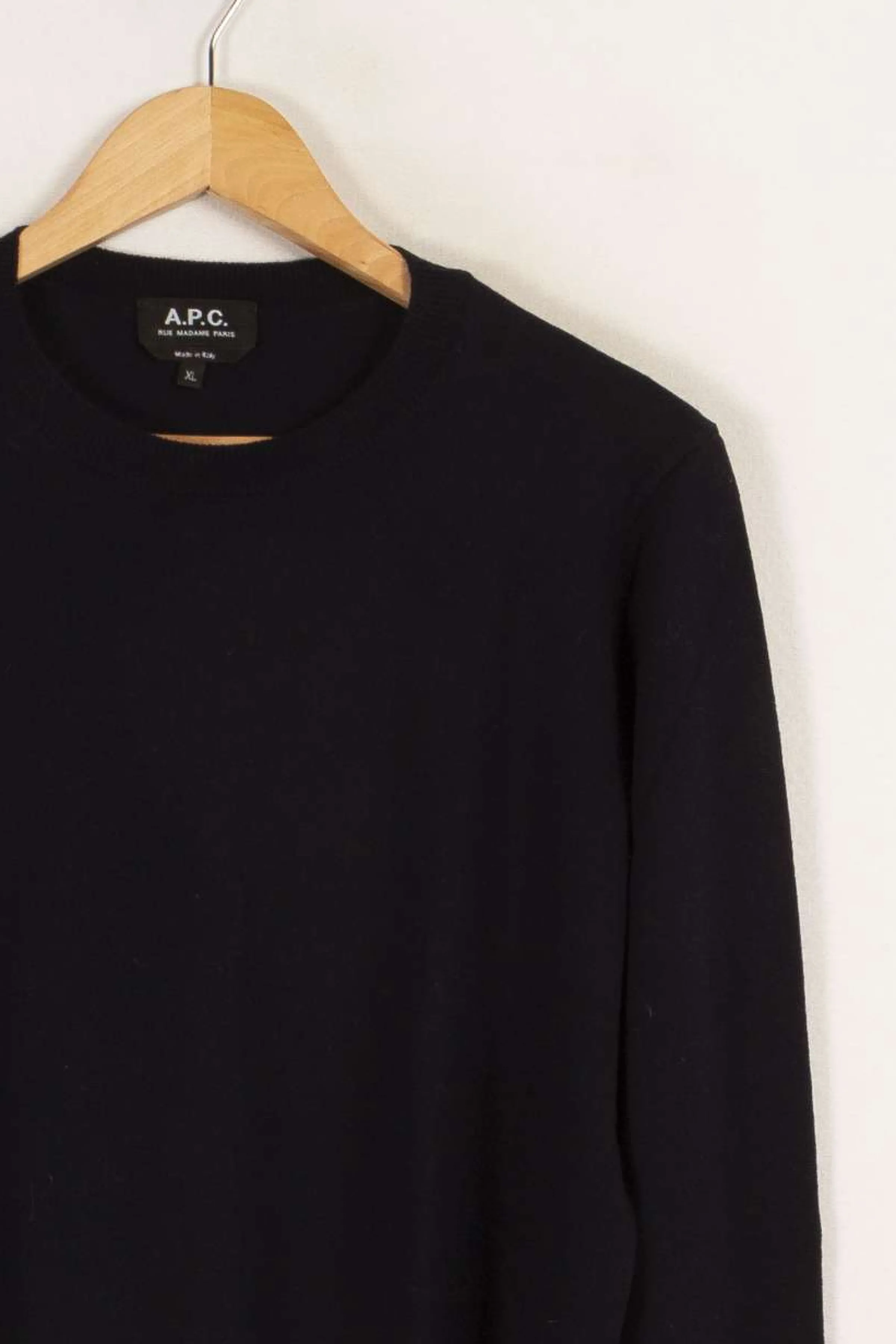 A.P.C. Des Pièces Pour Être Au Chaud | Mailles<Pull foncé - Taille XL/42 Bleu