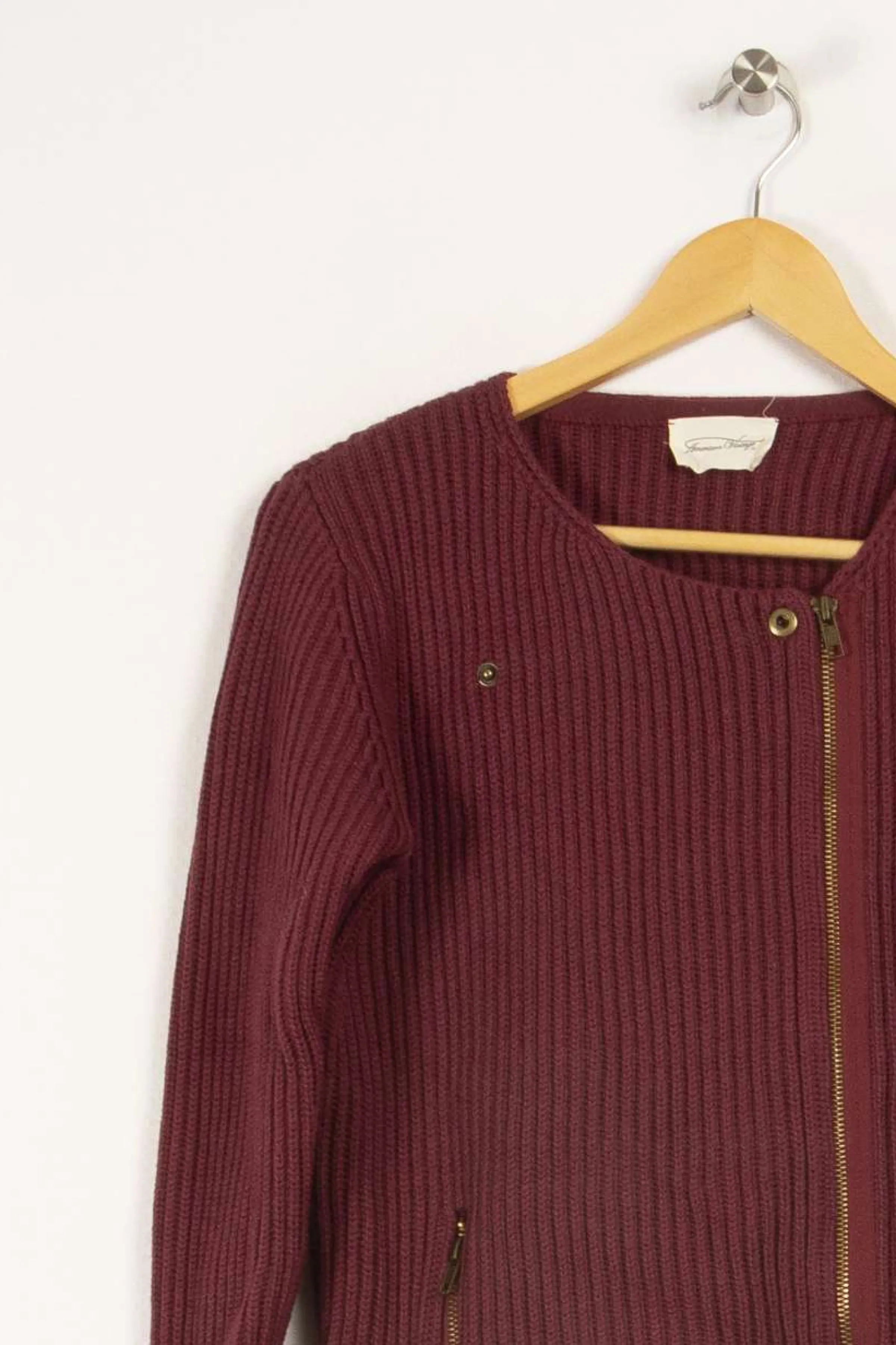 American Vintage Mailles<Pull - Taille S/36 Bordeaux