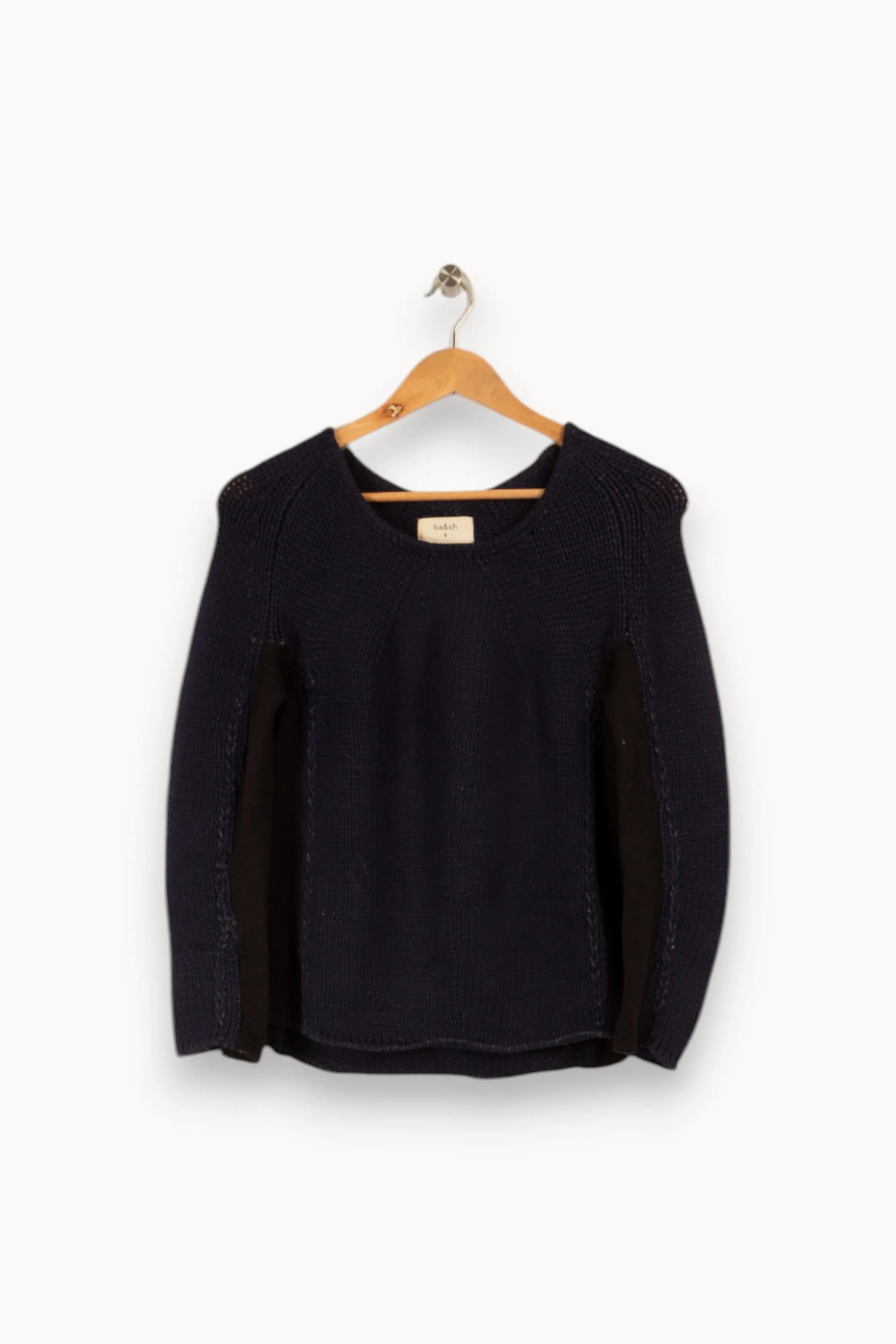 ba&sh Mailles | Pulls & Cardigans<Pull en maille foncé - Taille M/38 Bleu