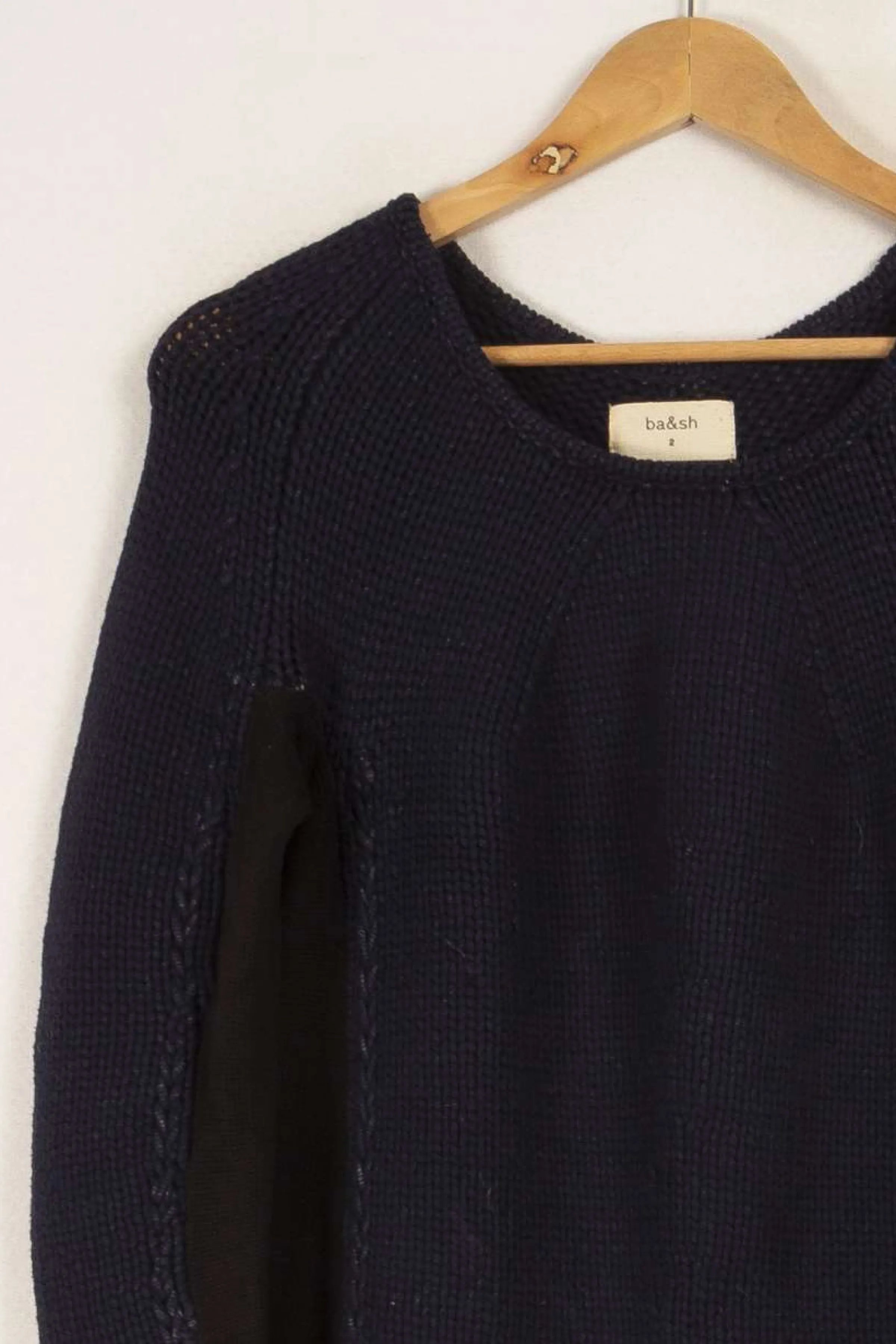 ba&sh Mailles | Pulls & Cardigans<Pull en maille foncé - Taille M/38 Bleu