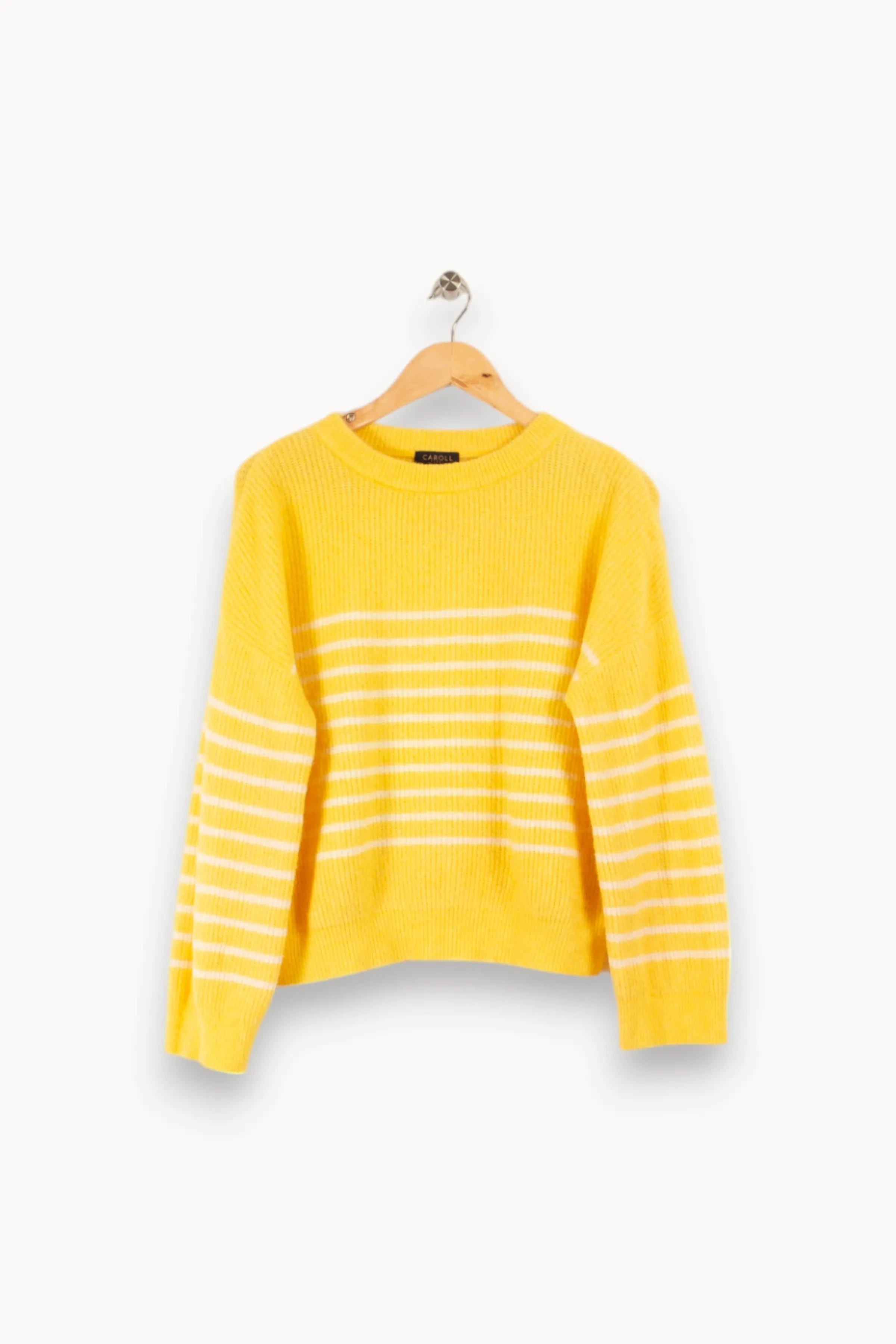 Caroll Mailles<Pull en maille - Taille M/38 Jaune