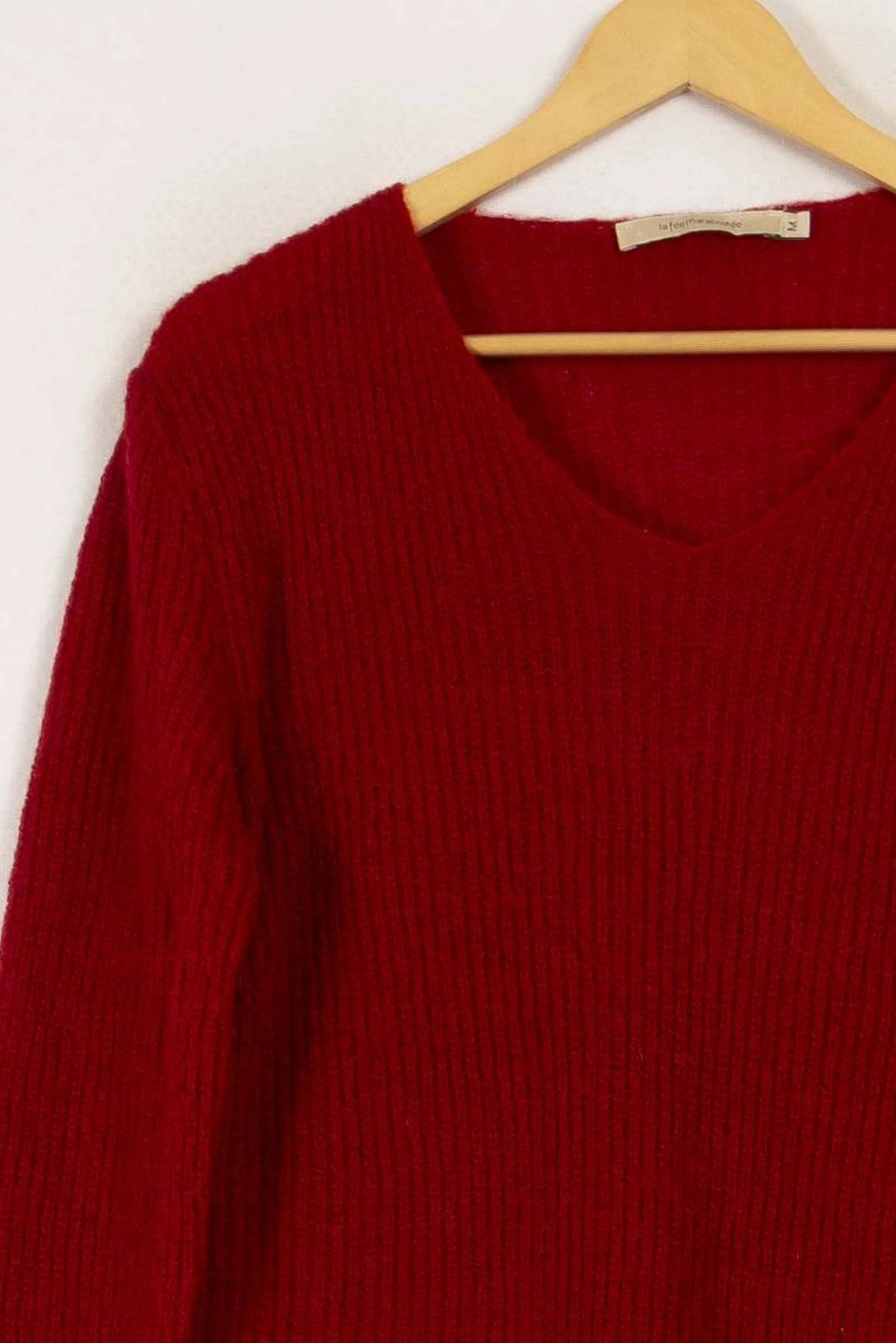 La Fée Maraboutée Des Pièces Pour Être Au Chaud | Mailles<Pull en maille - Taille M/38 Rouge