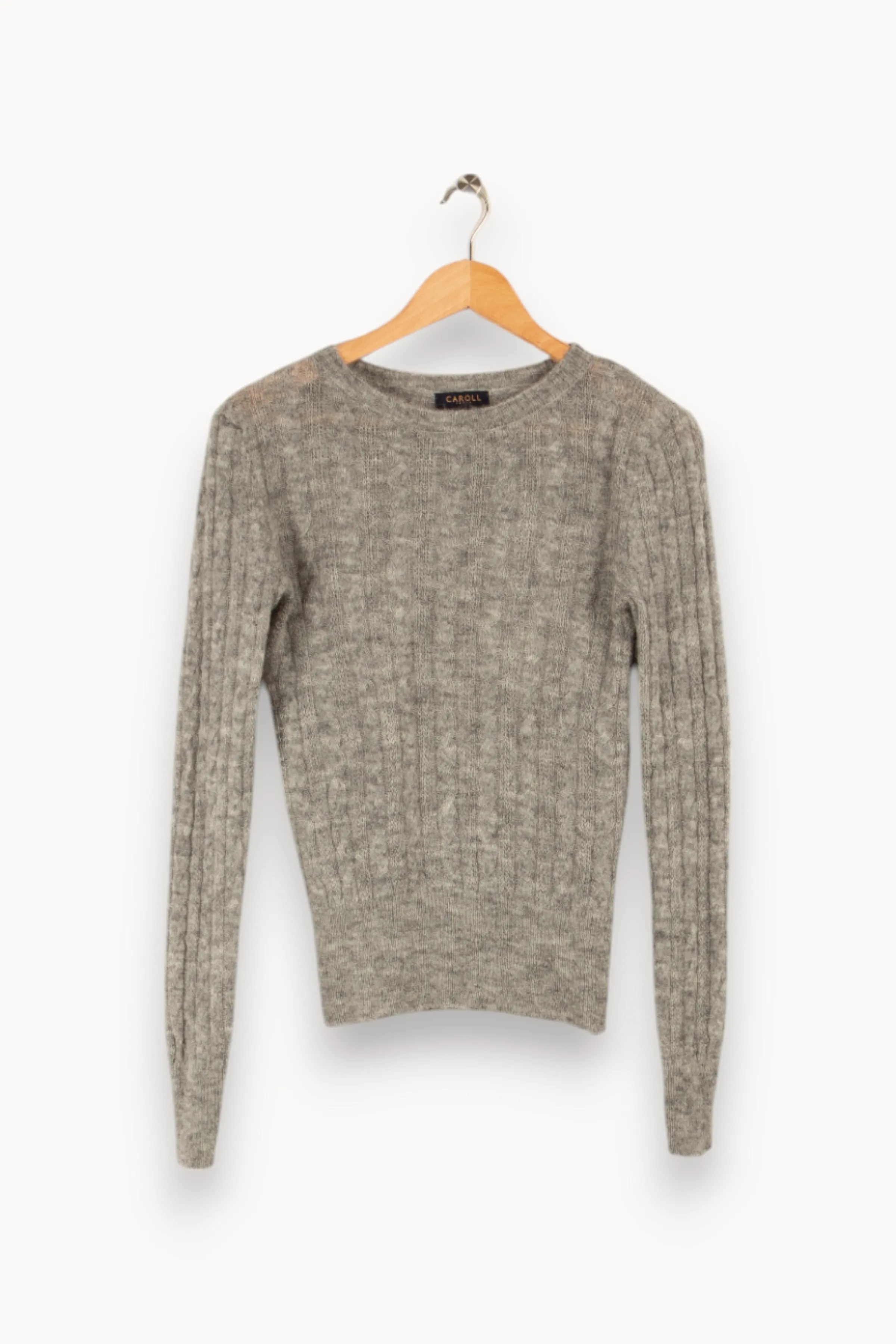 Caroll Mailles | Pulls & Cardigans<Pull - Taille S/36 Gris