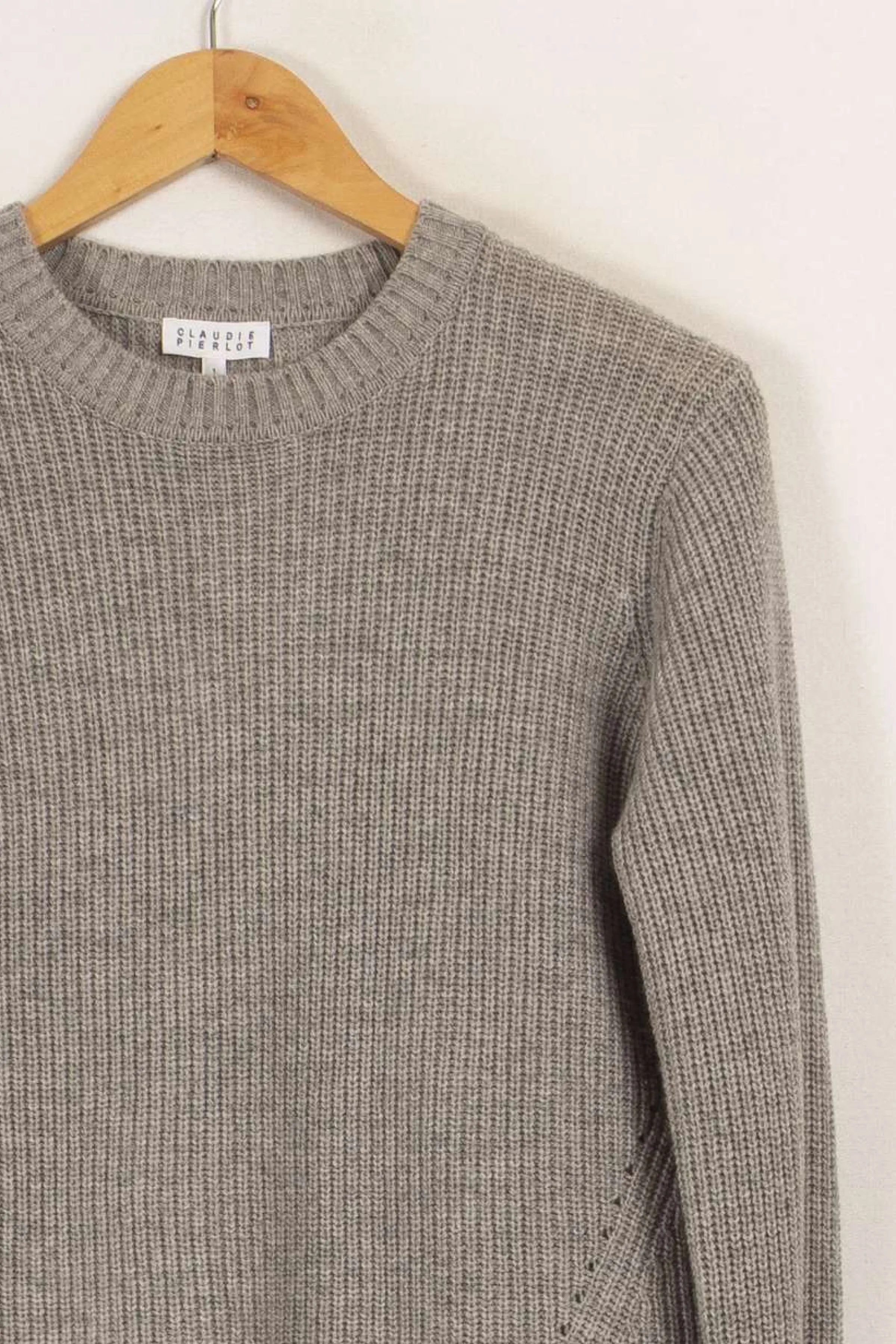 Claudie Pierlot Des Pièces Pour Être Au Chaud | Mailles<Pull - Taille S/36 Gris