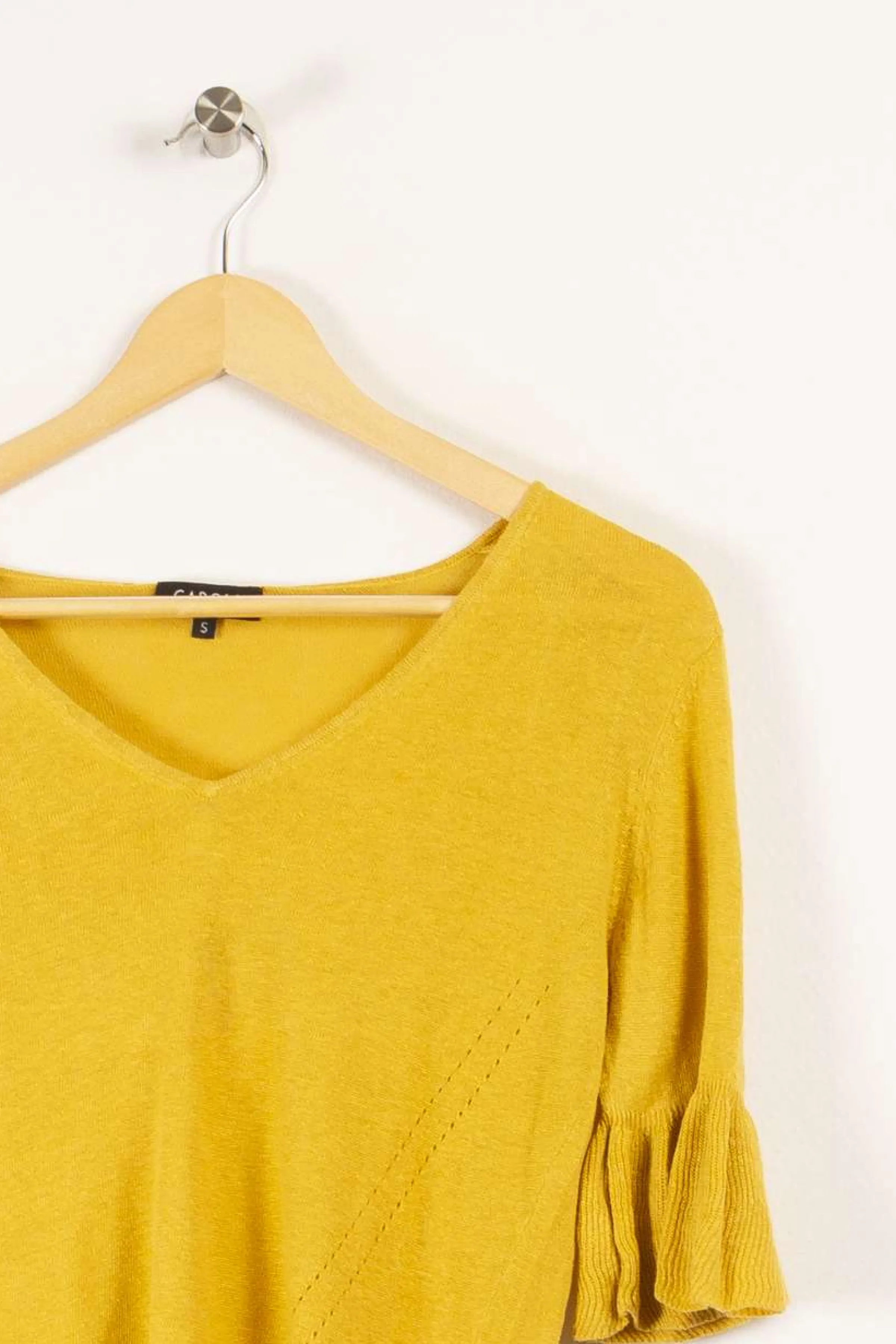 Caroll Mailles | Pulls & Cardigans<Pull - Taille S/36 Jaune